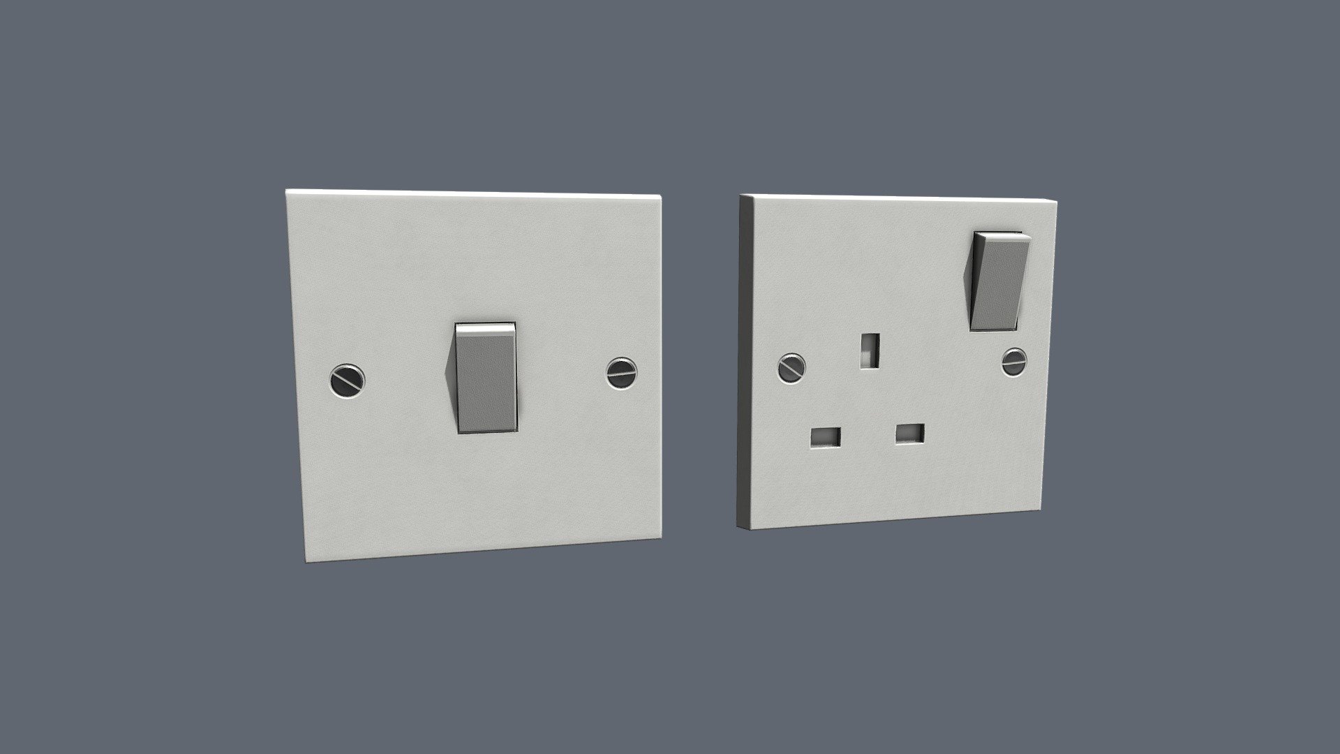 Lightswitch Plug 3d model