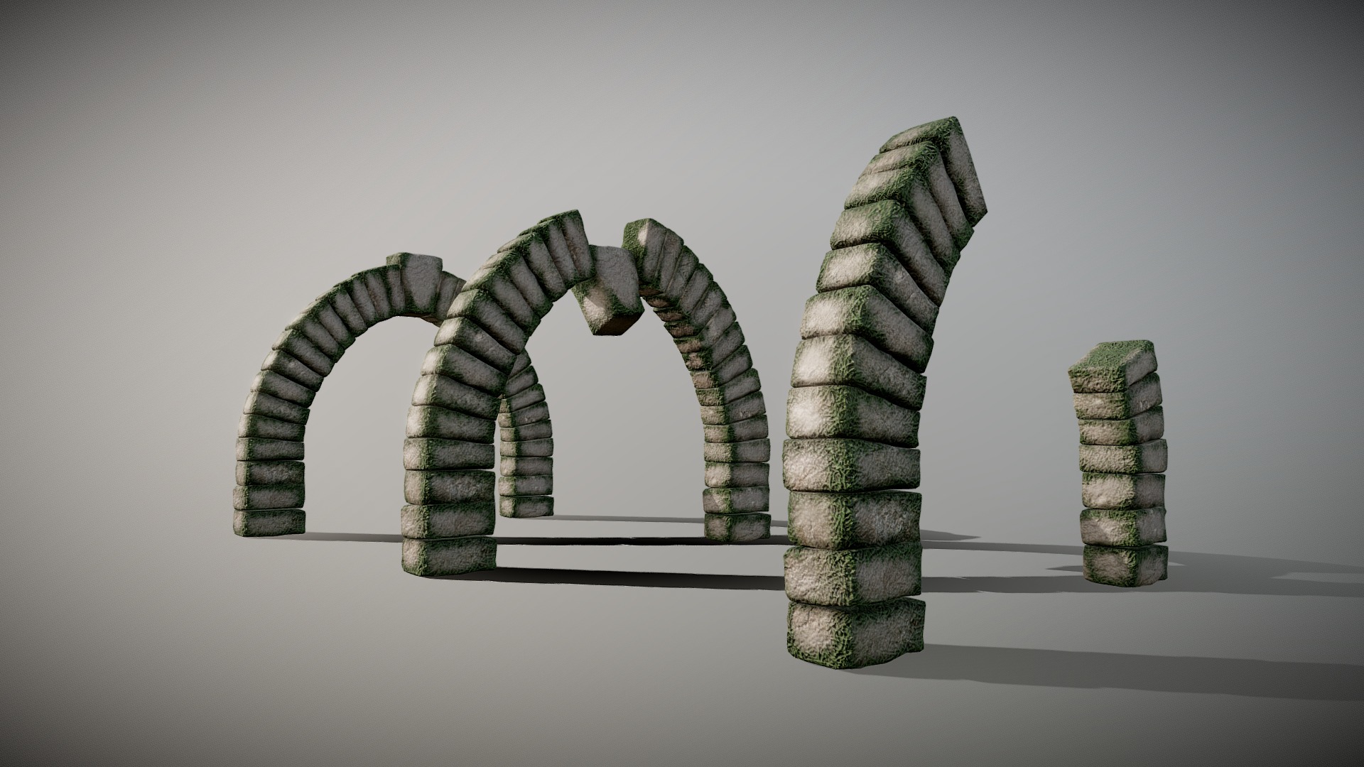 Ruins: Arc 3d model