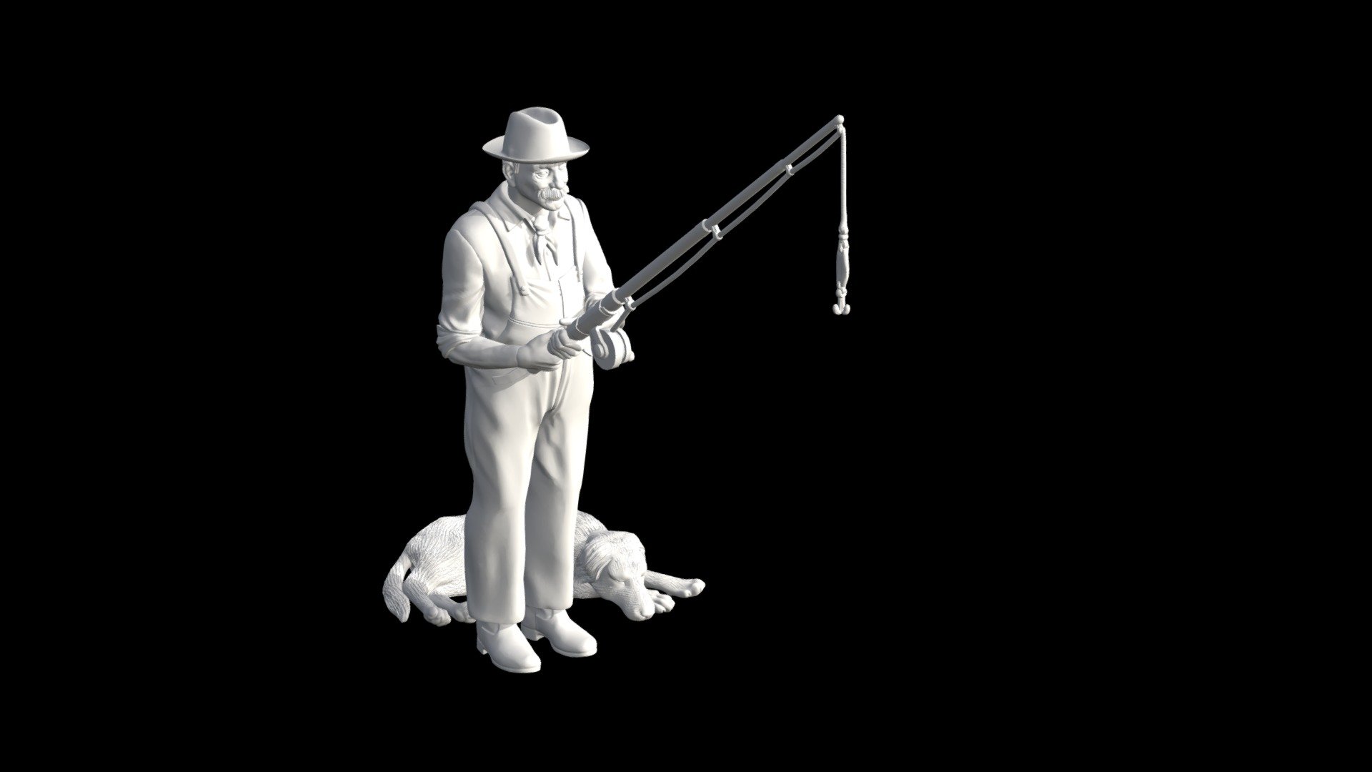 fishermen 3d model