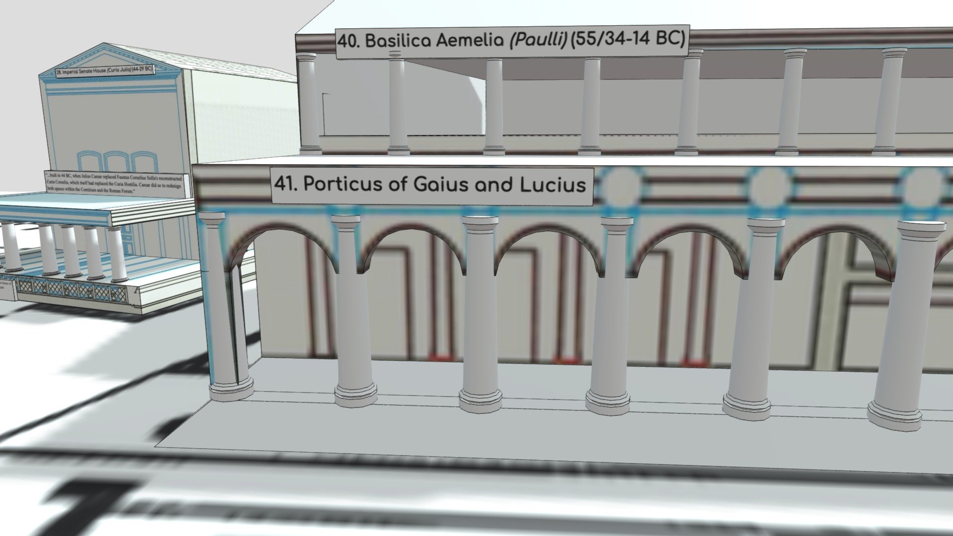 Roman Forum 3d model