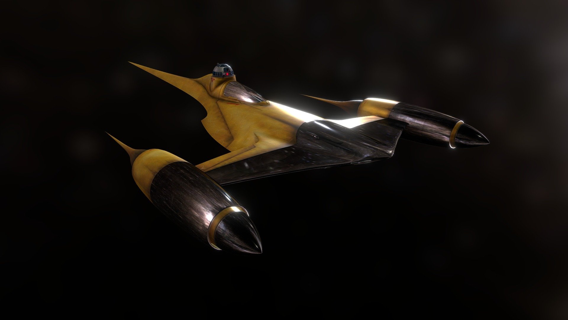 Naboo Starfighter 3d model