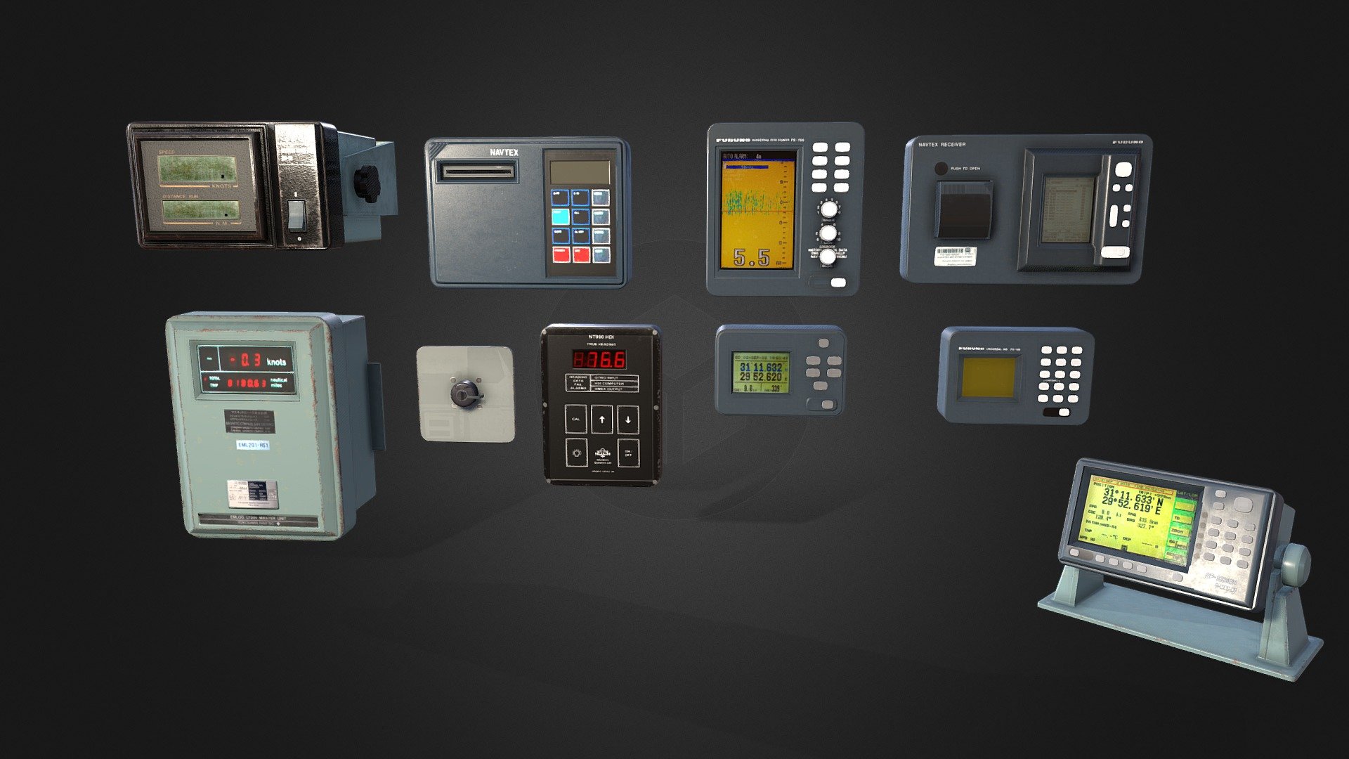 Control Devices Pack 3d model