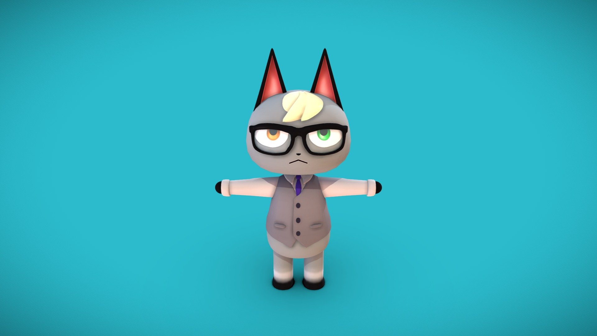 Animal Crossing: Raymond 3d model