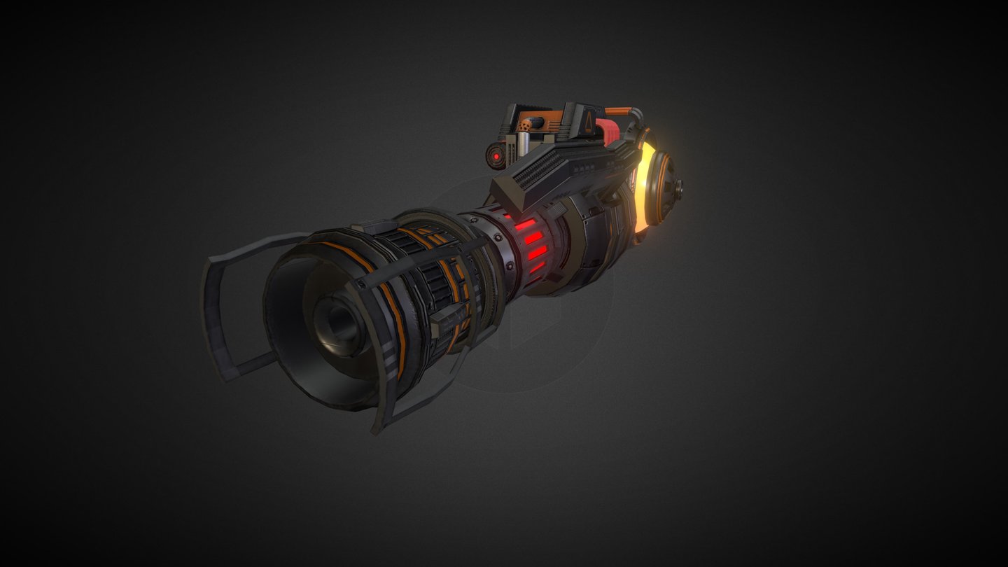 Microfusion Cannon 3d model