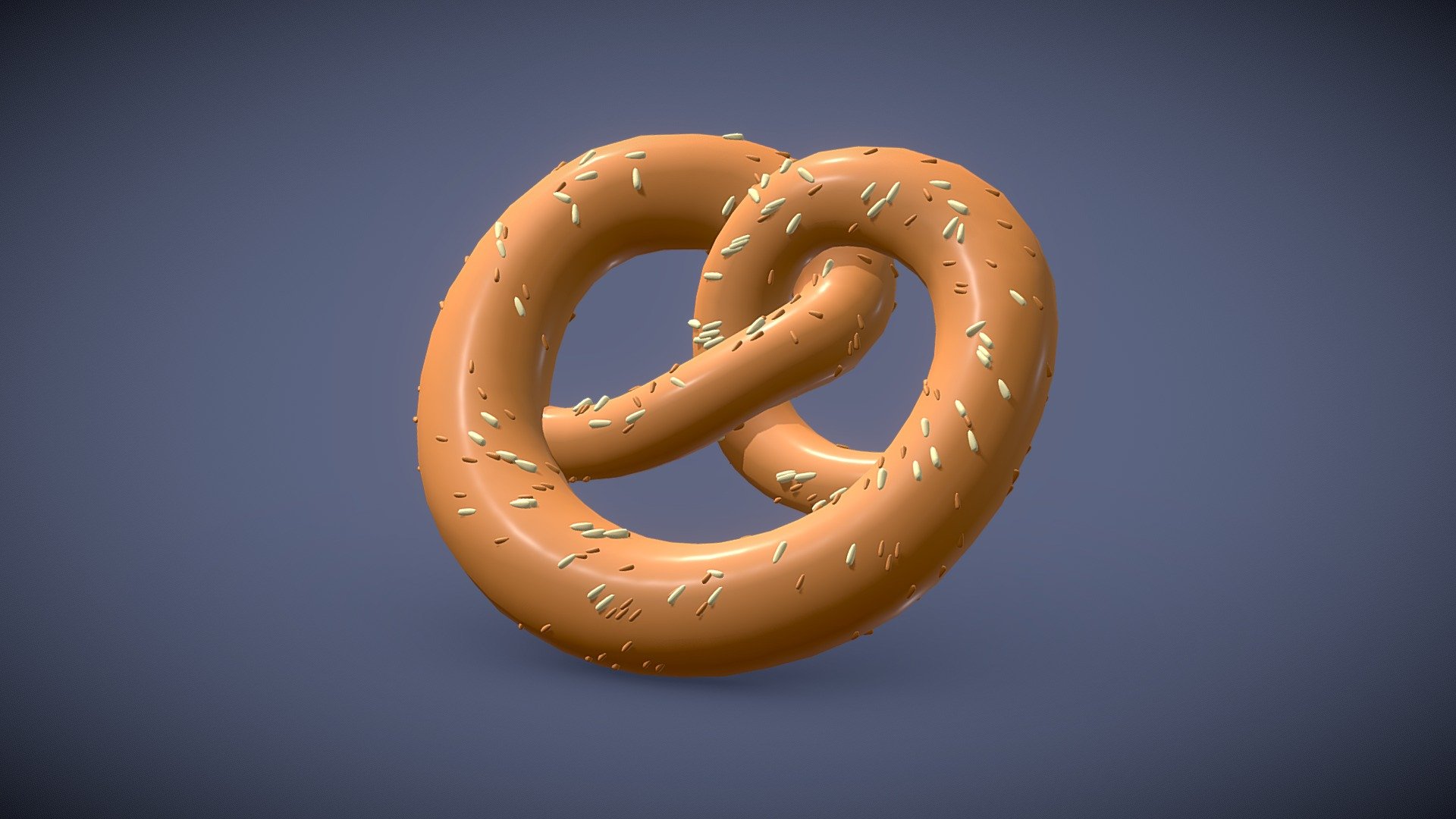 Pretzel 3d model