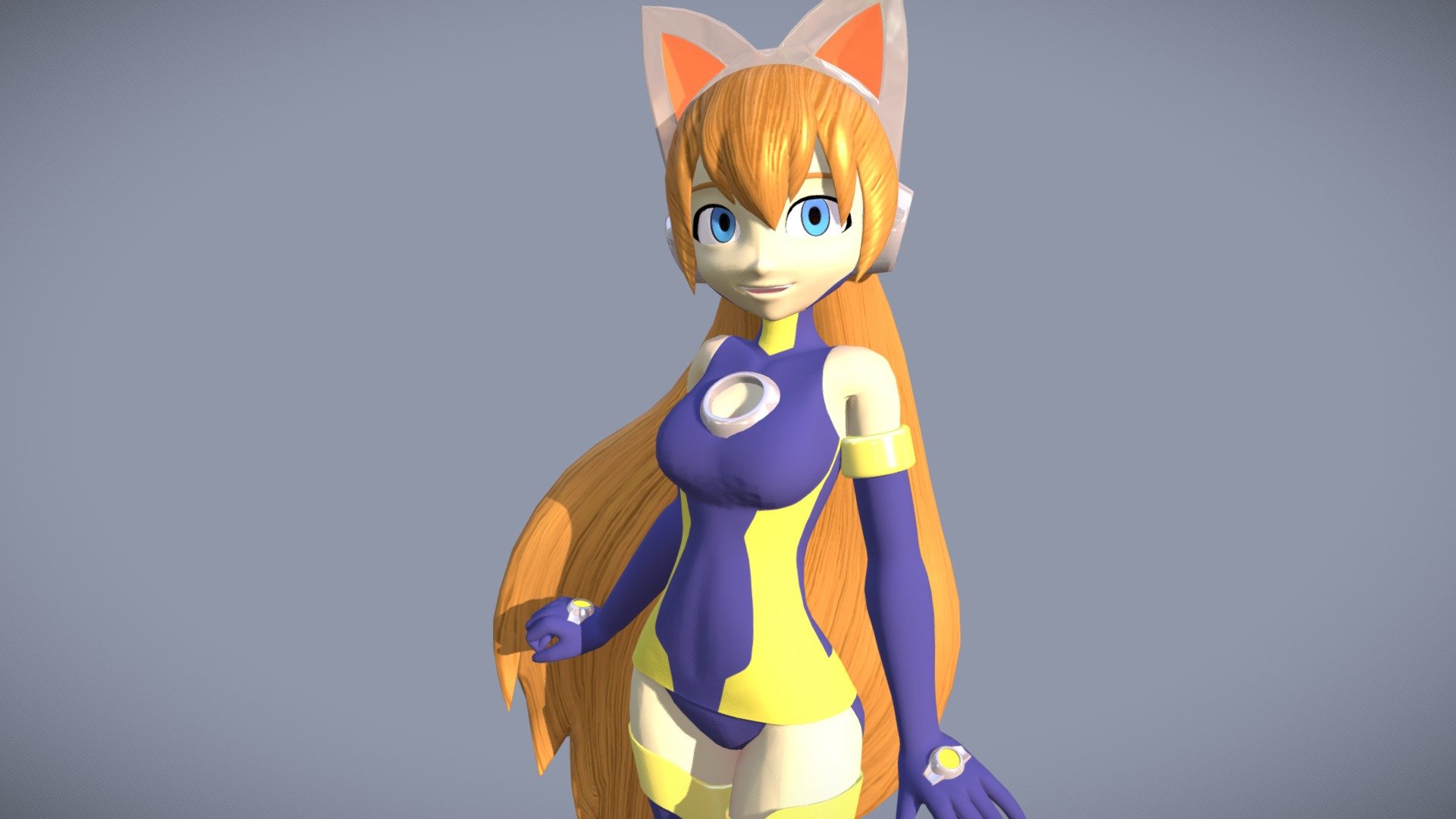 Commission: EVA (GoDichi) 3d model