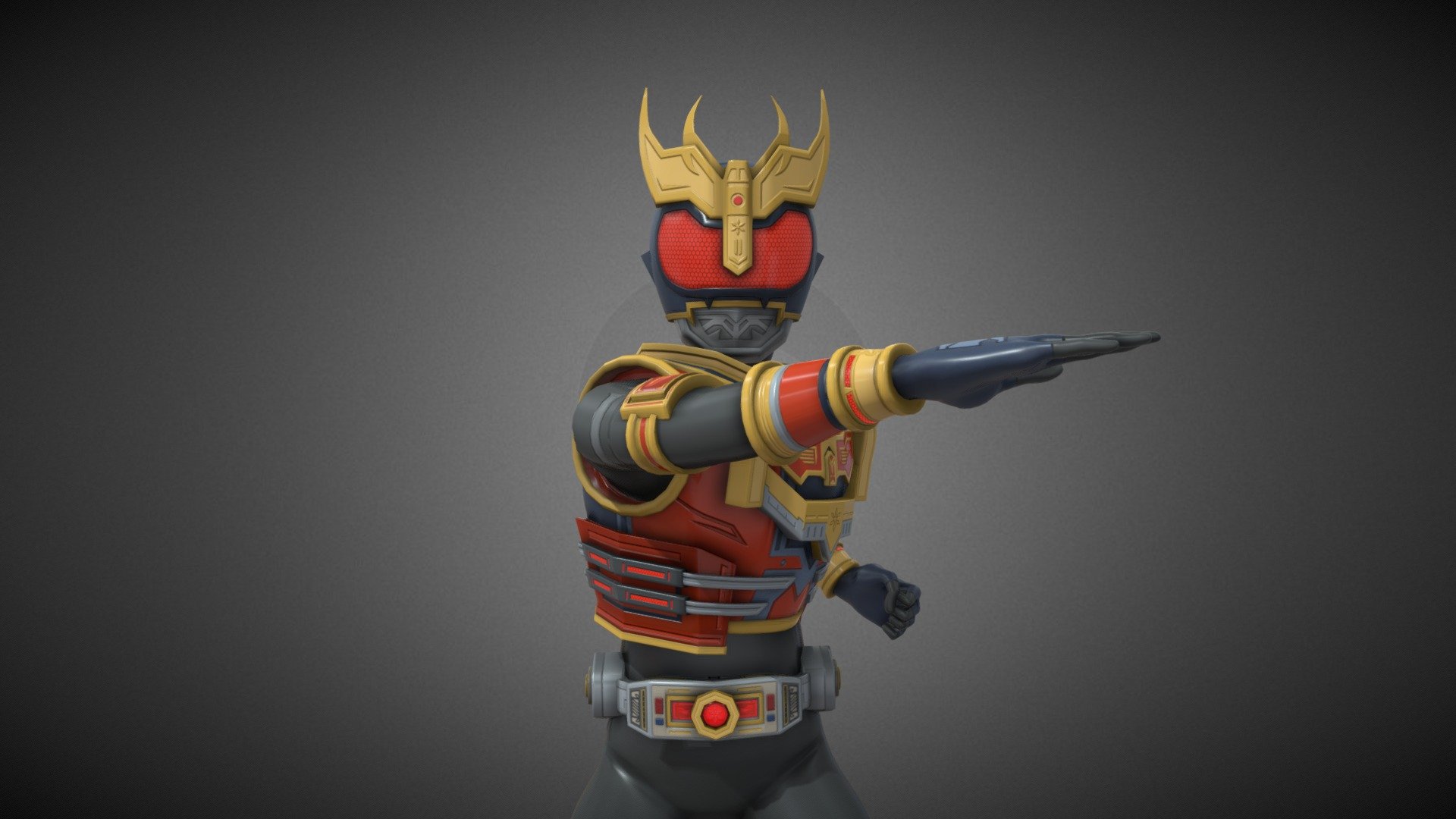 Kamen Rider Garda 3d model