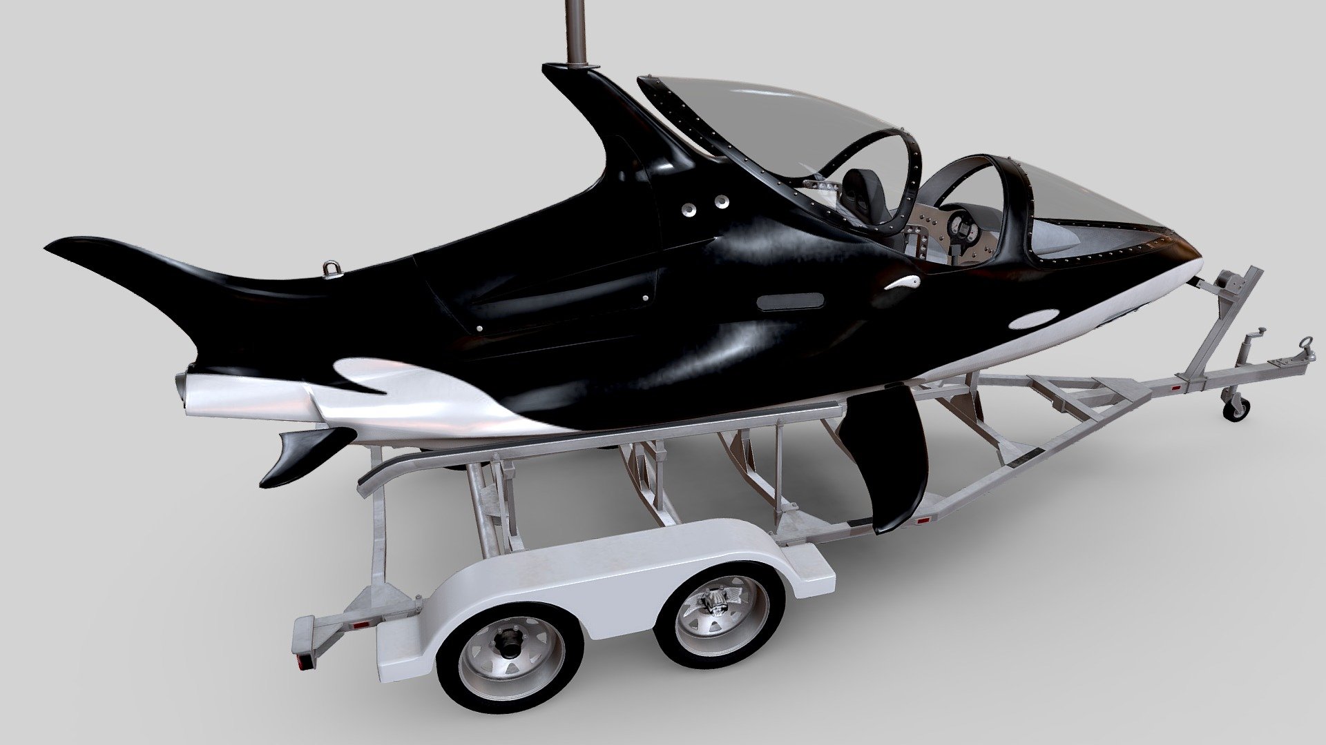 Seabreacher killer whale 3d model