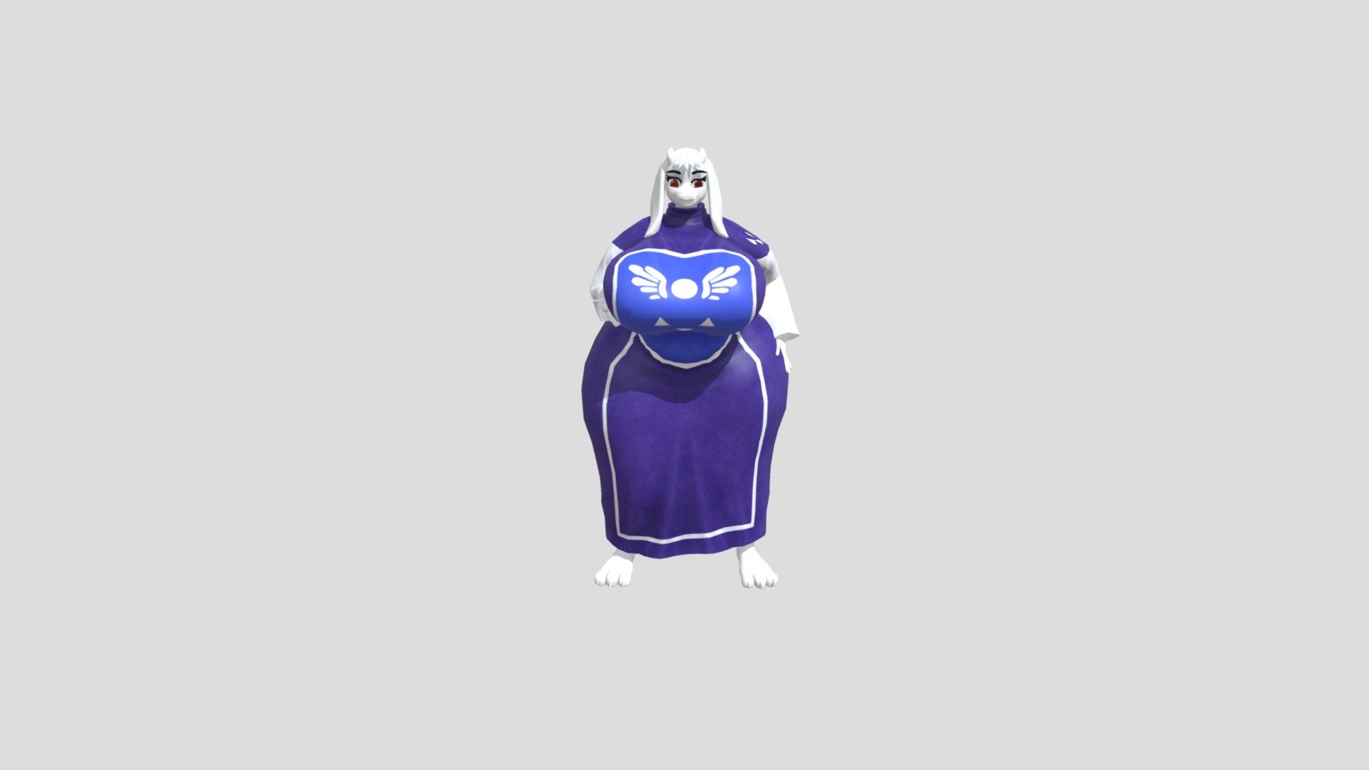 Cuvy Toriel (Download in Desc) 3d model