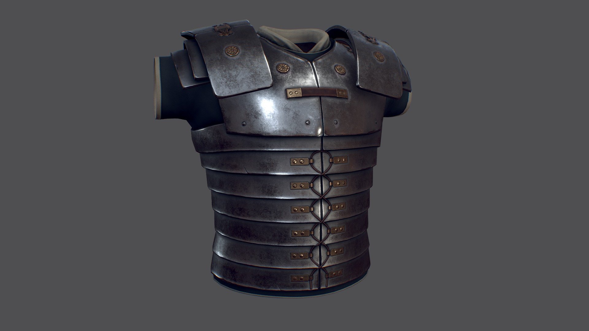 Lorica segmentata 3d model