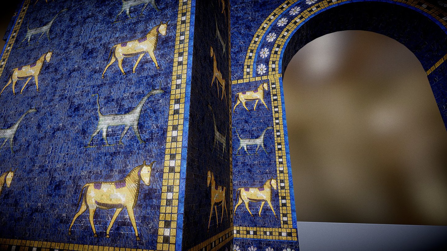 The Ishtar Gate 3d model