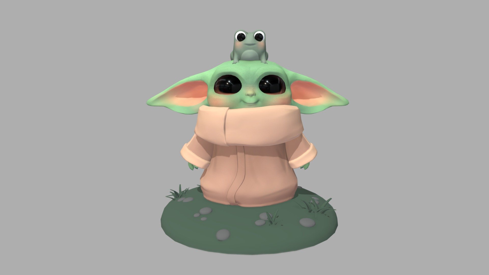 Baby Yoda 3d model