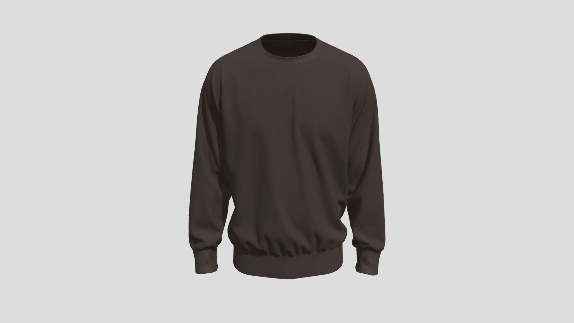 Crew-neck Sweatshirt 3d model