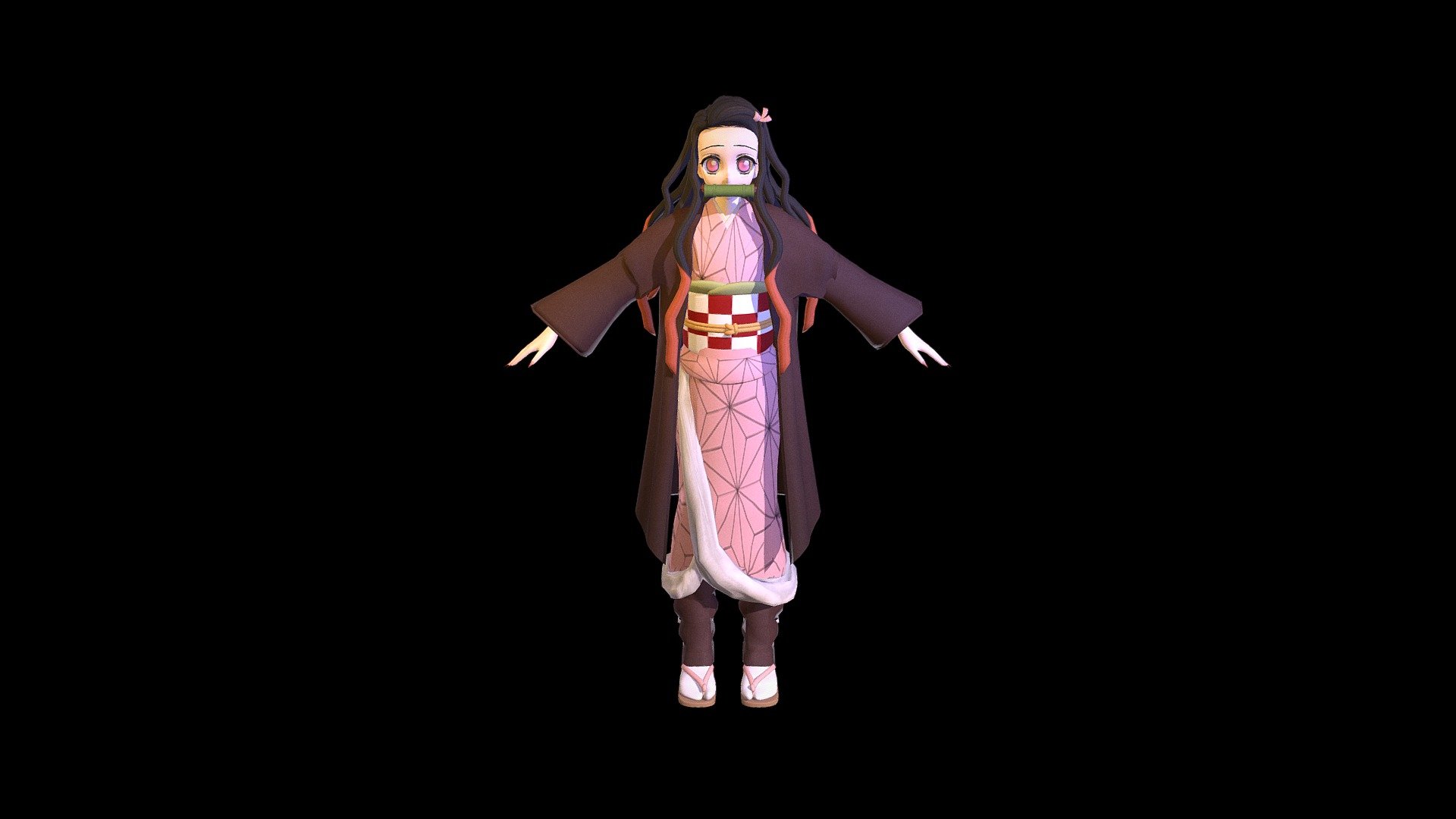 Nezuko Kamado-Demon Slayer 3d model