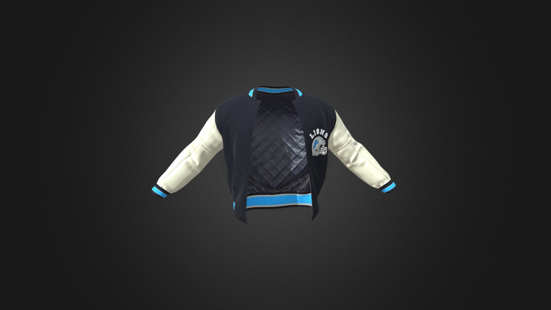 Varsity Jacket 3d model