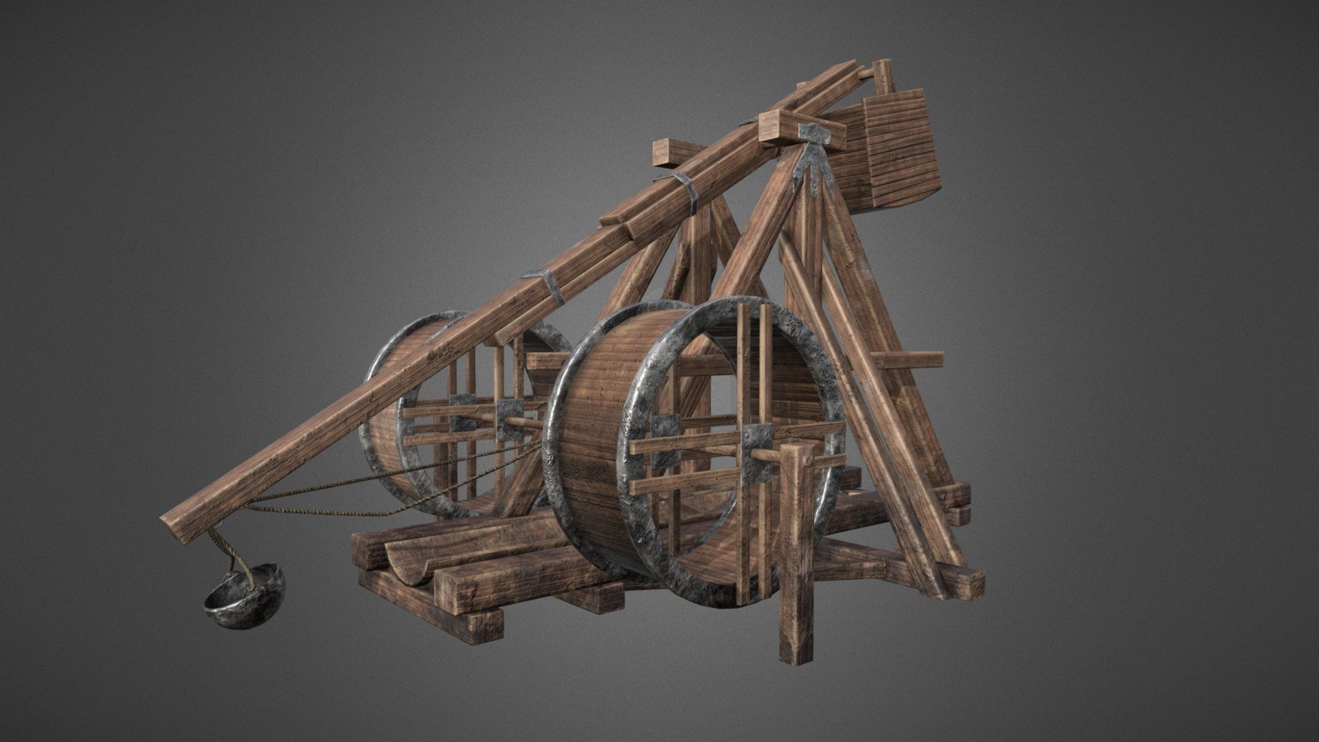 Trebuchet 3d model