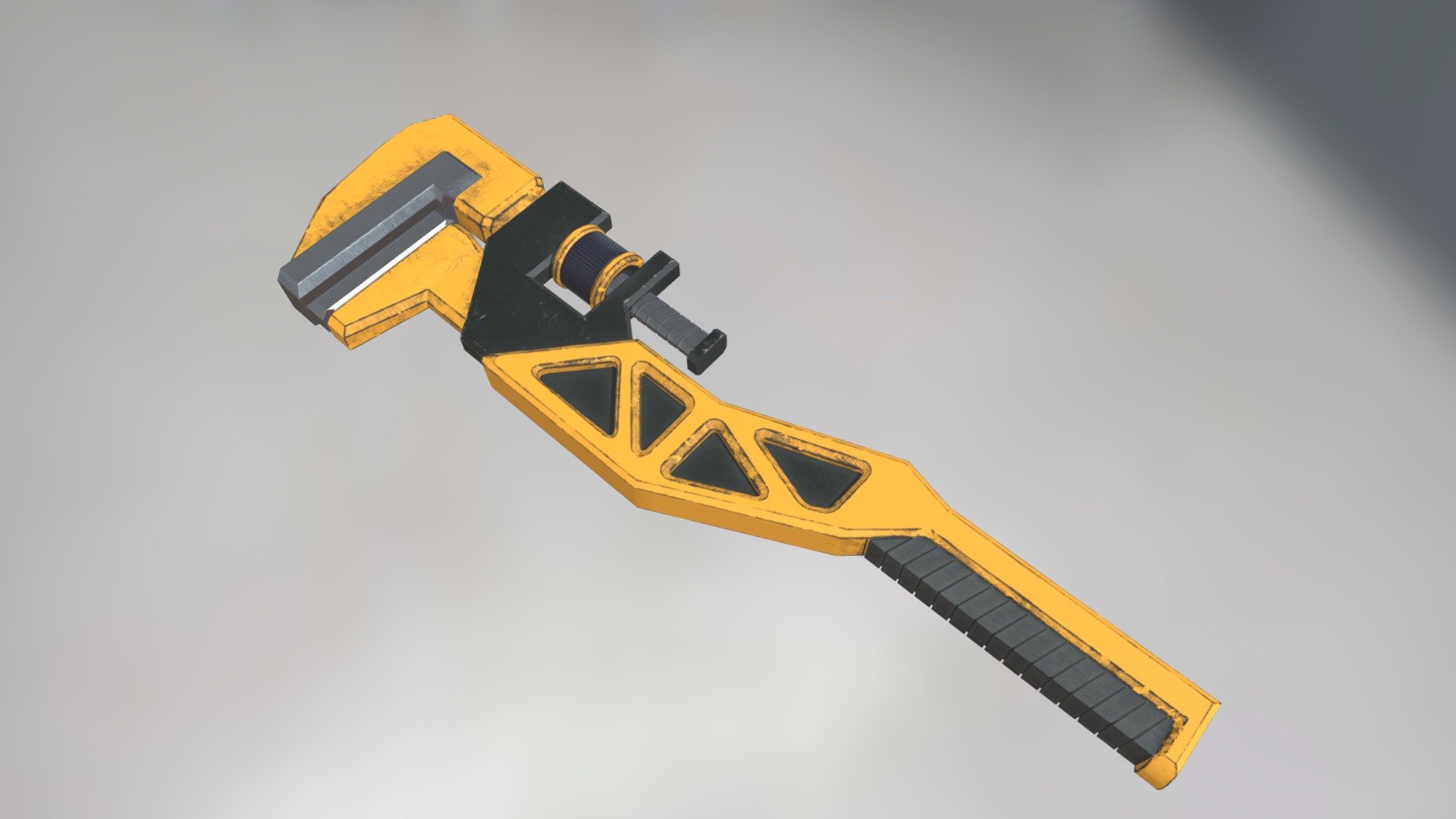 Scifi Worn Industrial Wrench Tool 3d model