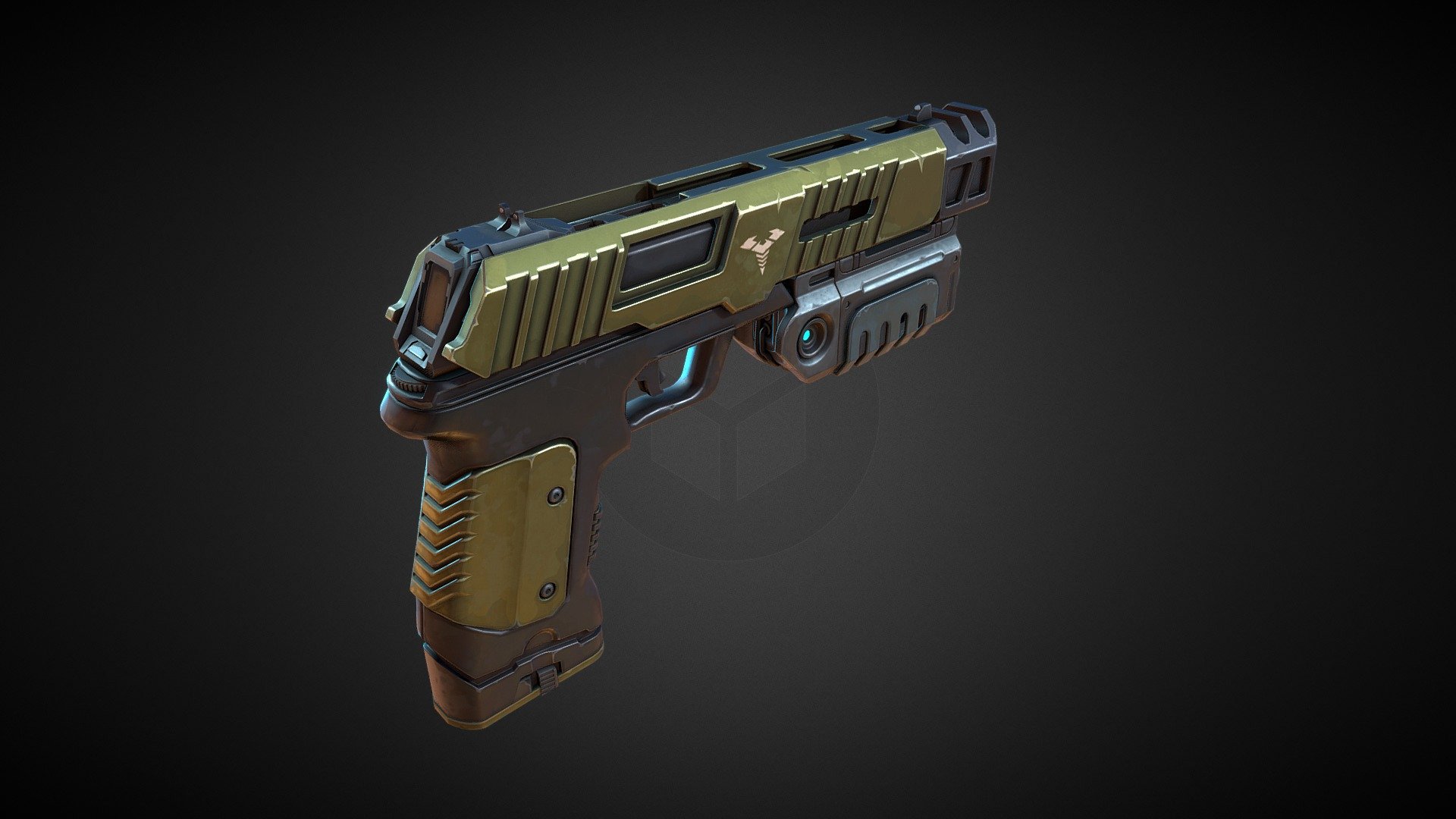 Evanders Hand Cannon 3d model