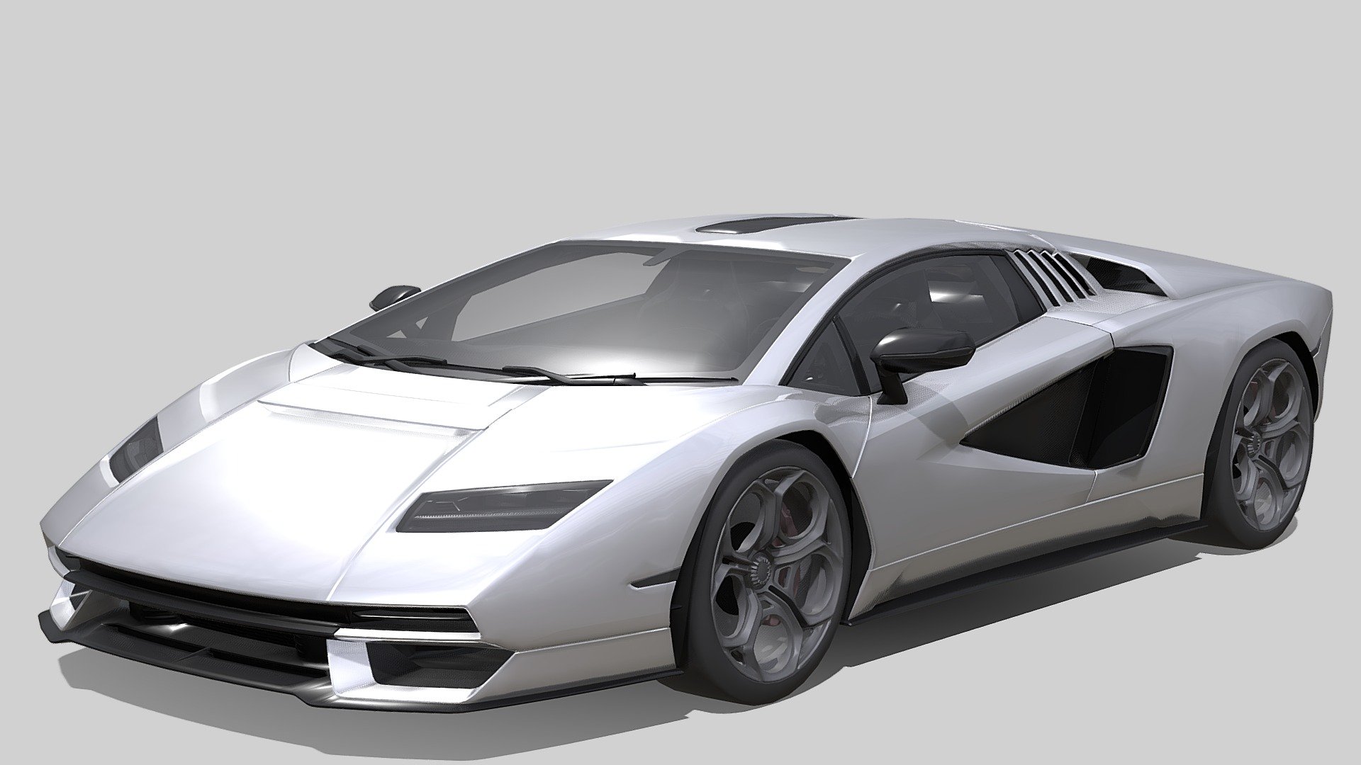 Lamborghini Countach lpi 800 2022 3d model