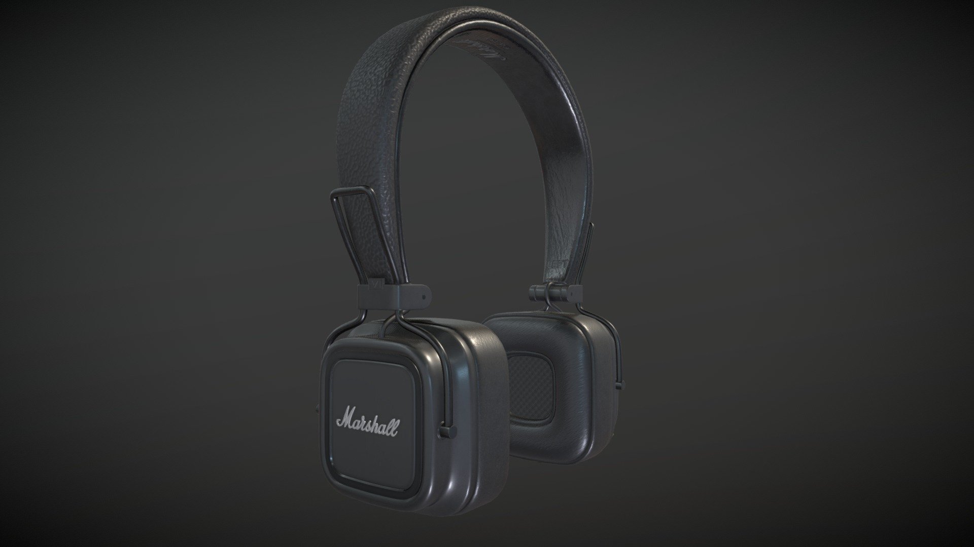 Headphone | Marshall 3d model