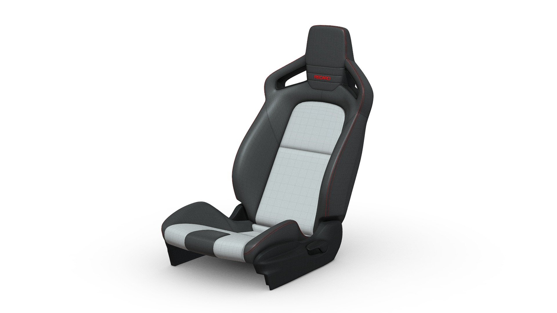 RECARO brand car seat Sports Model 3d model