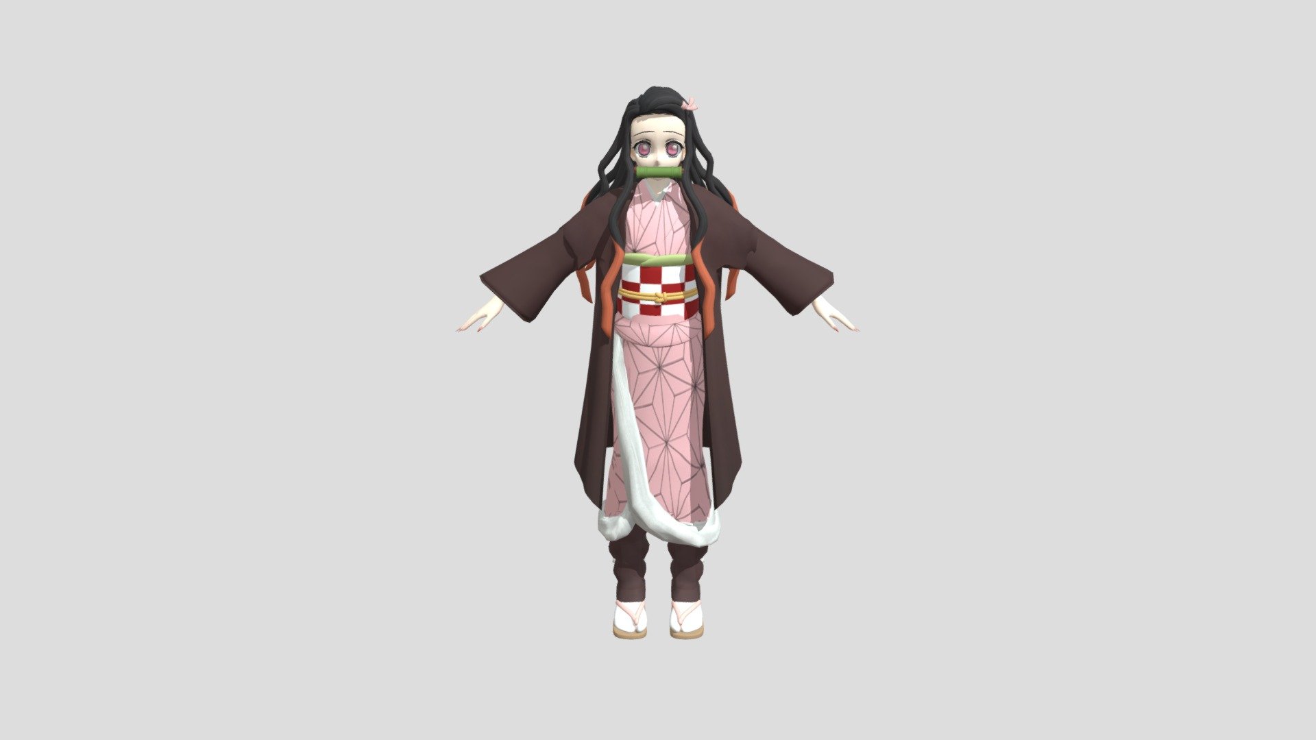 nezuko_kamado-demon_slayer 3d model