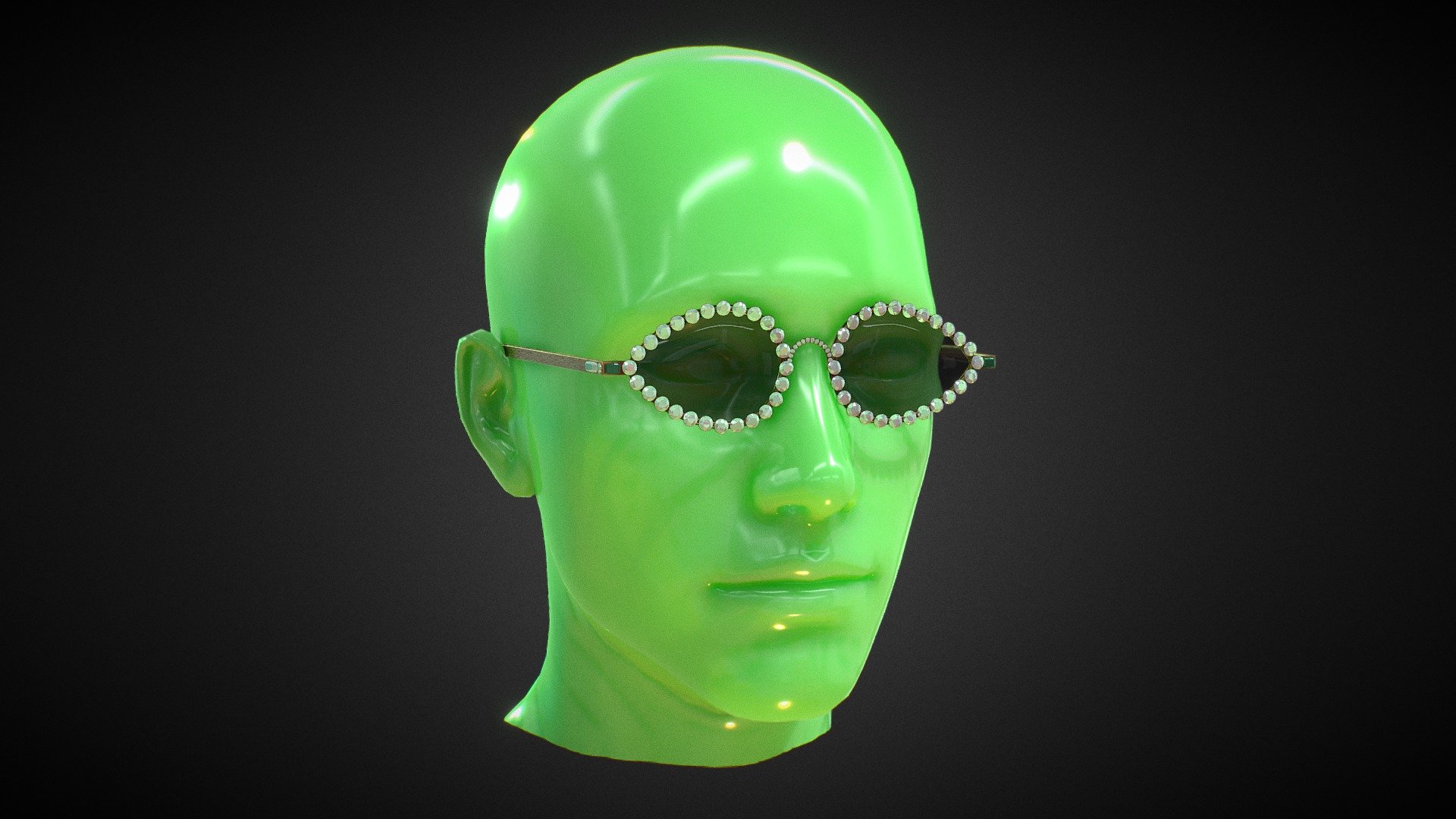 Designer Sunglasses 3 3d model