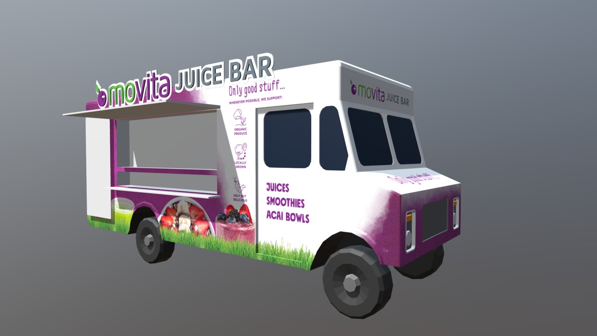 Mov Food Truck 3d model