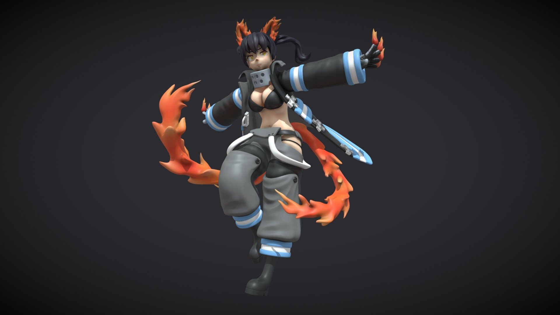 Tamaki Kotatsu figure 3d model