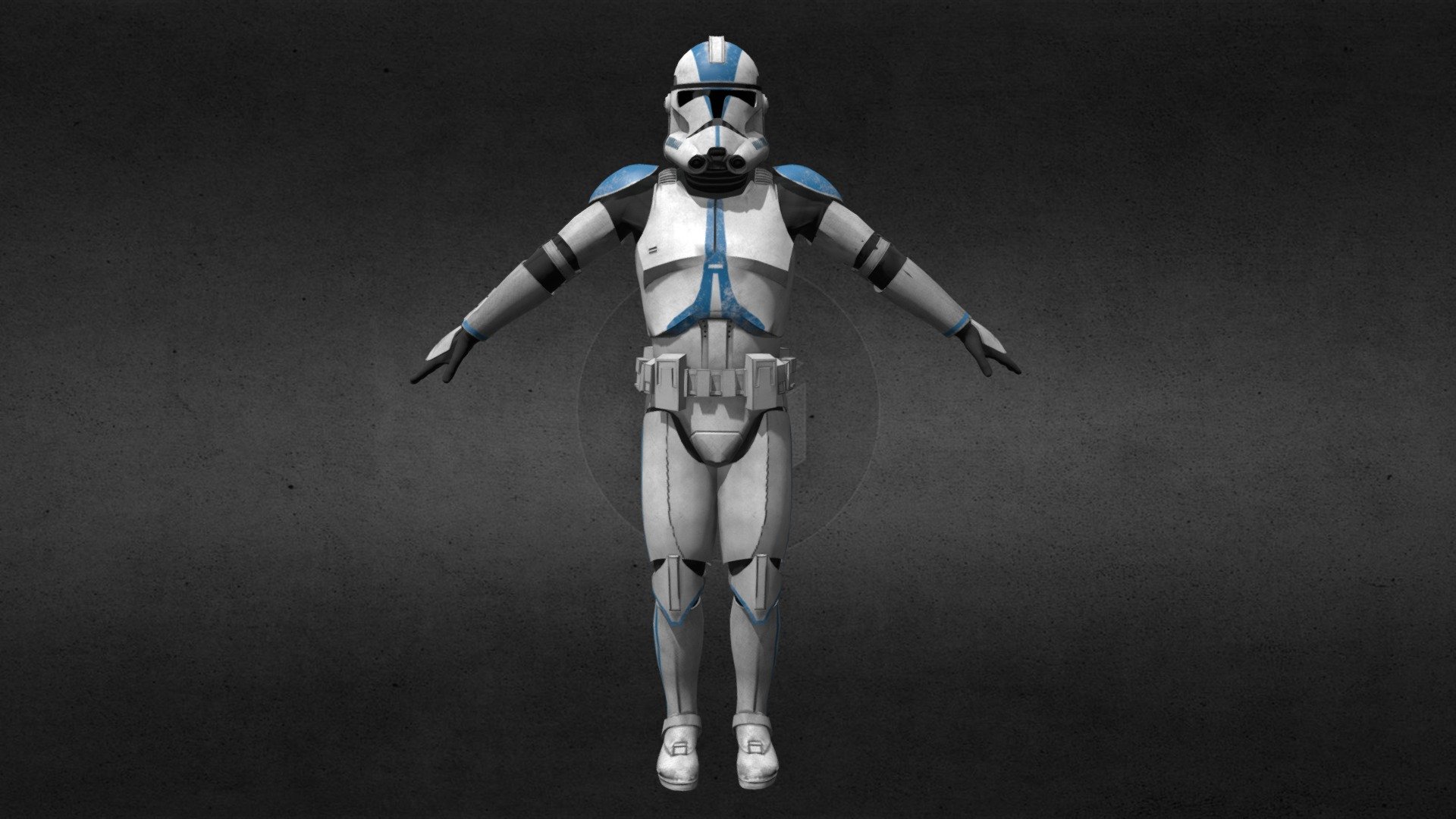 Clone Trooper Phase2 (501st) 3d model