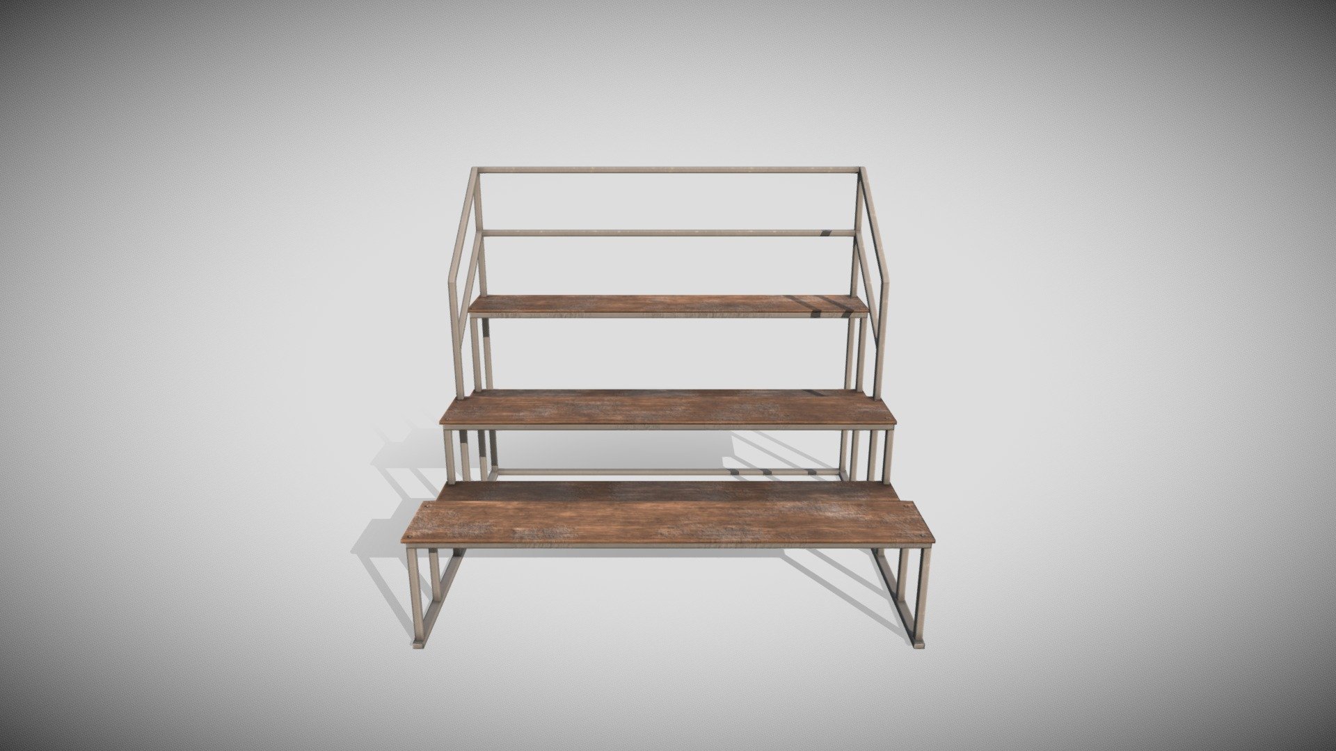 Basketball Bench | Game ready 3d model