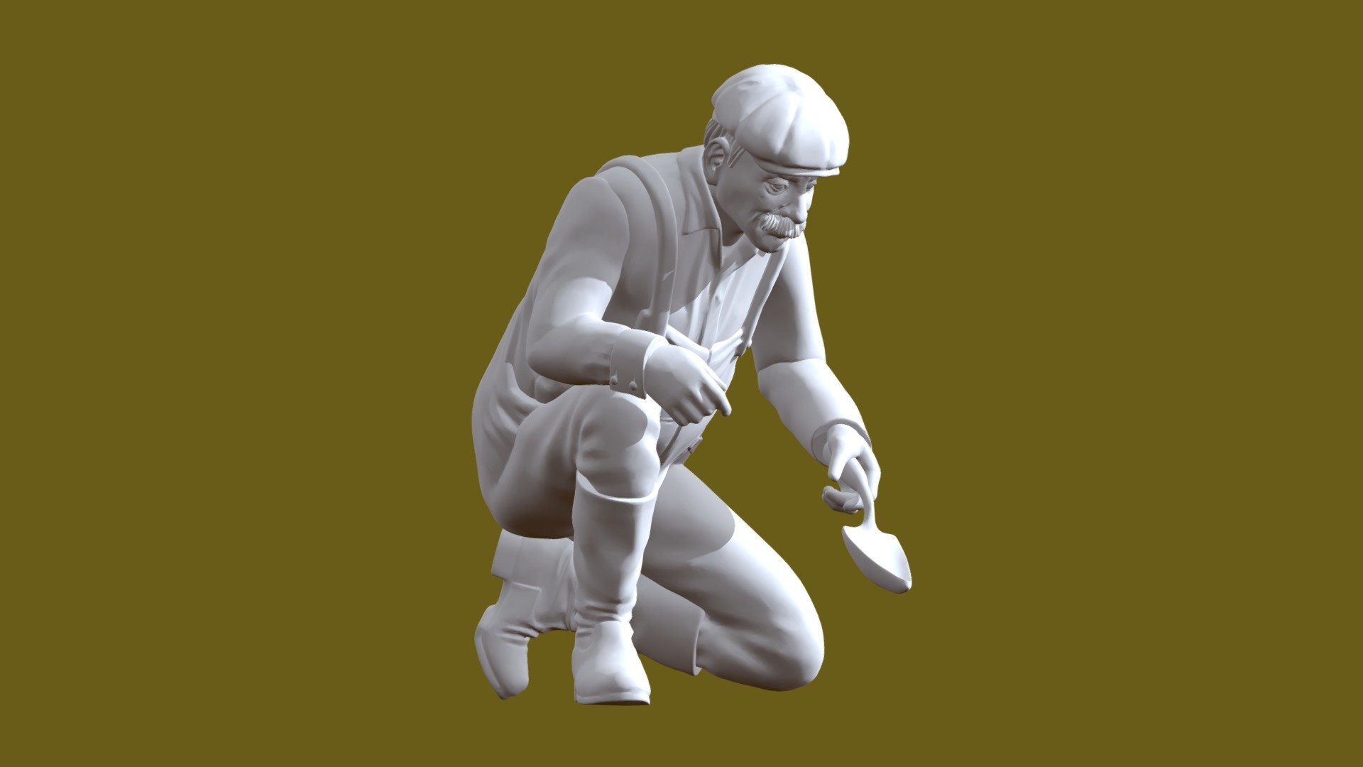 MAN FIGURE 3d model