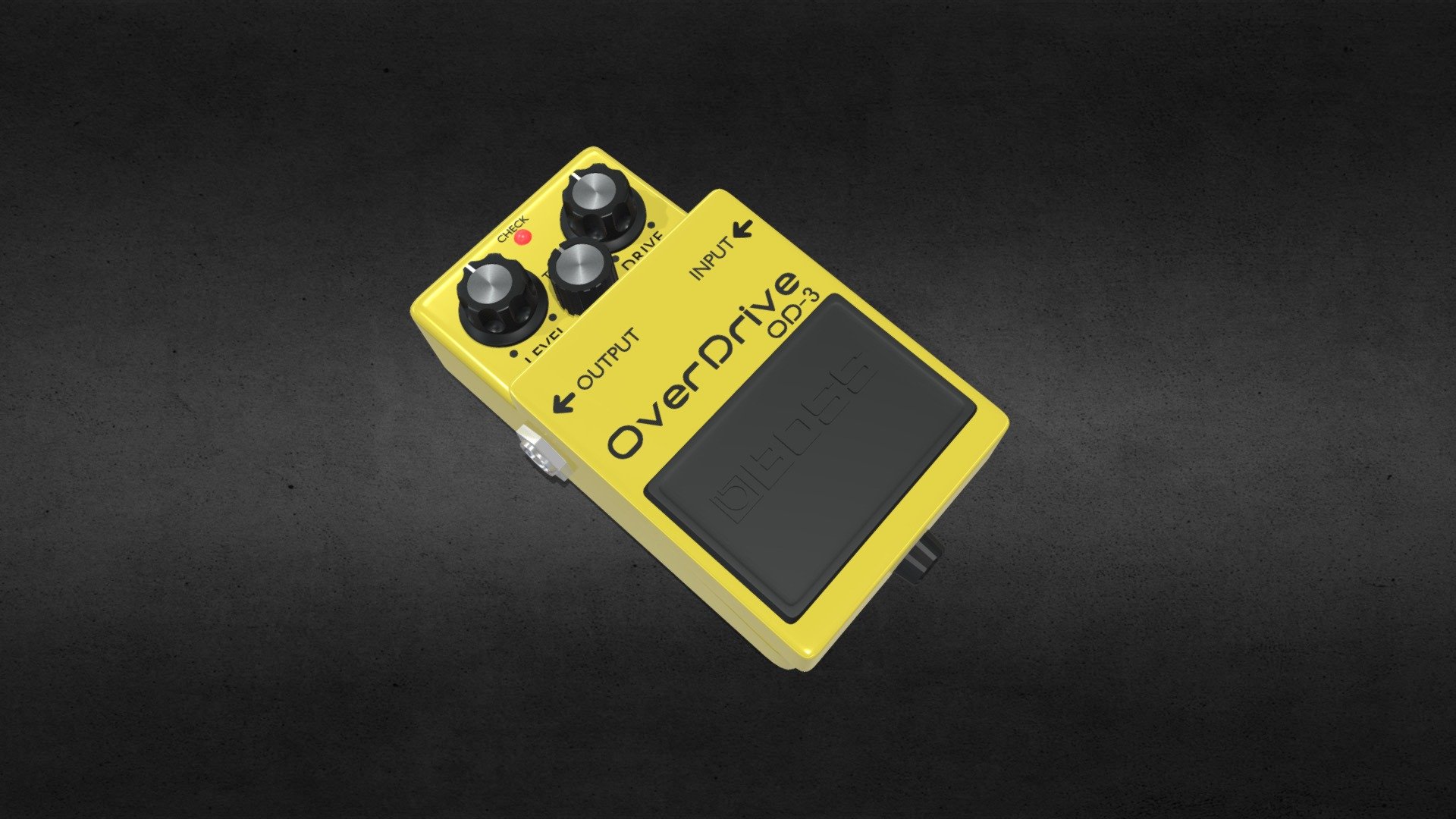 Boss OD-3 3d model