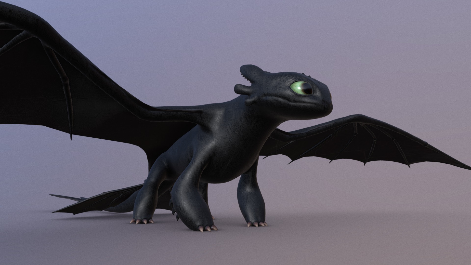 Toothless 3d model