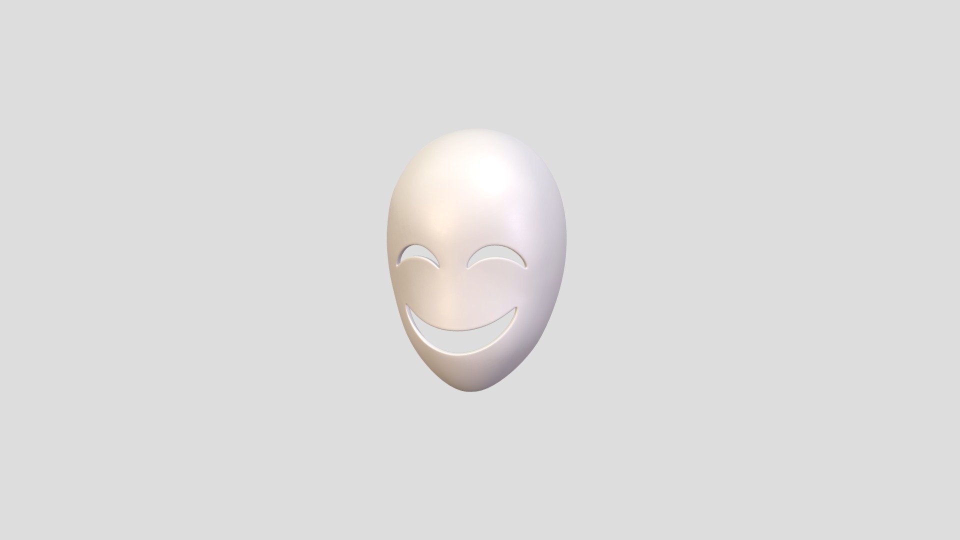 Prop058 Happy Mask 3d model