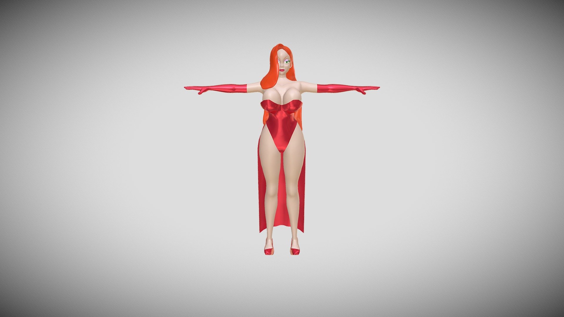 JessicaRabbit 3d model