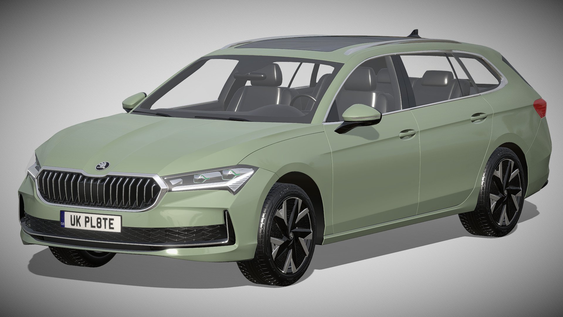 Skoda Superb Combi 2024 3d model