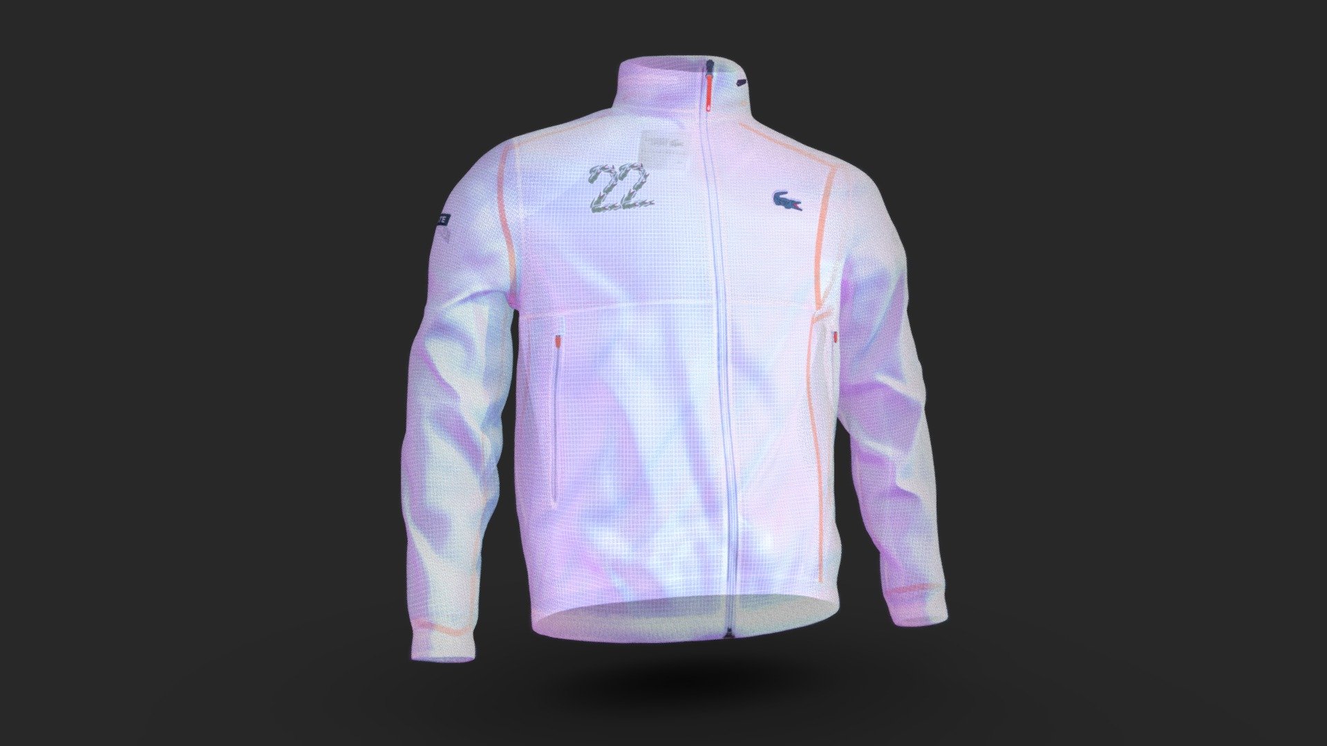 Veste 22 Victory Lacoste x Novak Djokovic 3d model