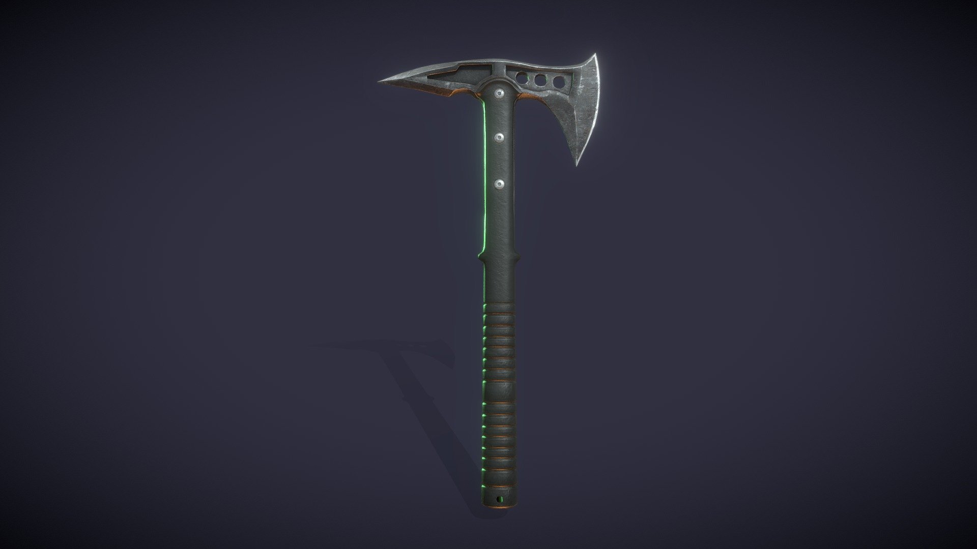 Melee Apocalypse Weapons: Combat Axe 3d model