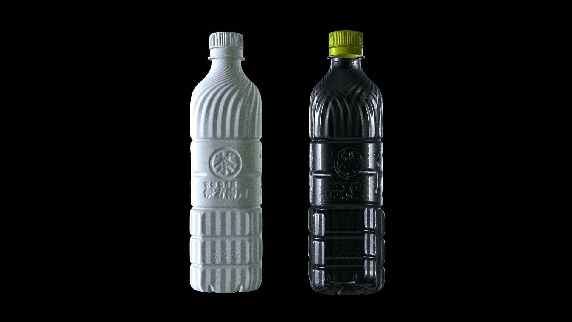 Japanese Plastic bottle 01 (3D scan) 3d model