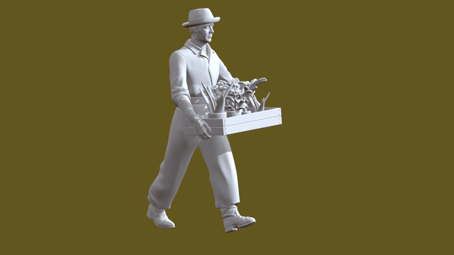 MAN FIGURE 3d model