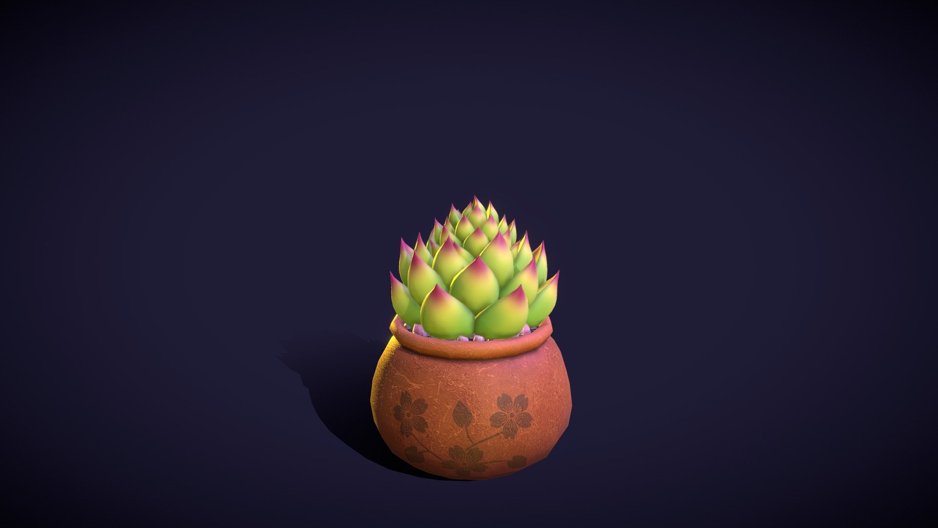 Succulent Girl Patreon Project 3d model