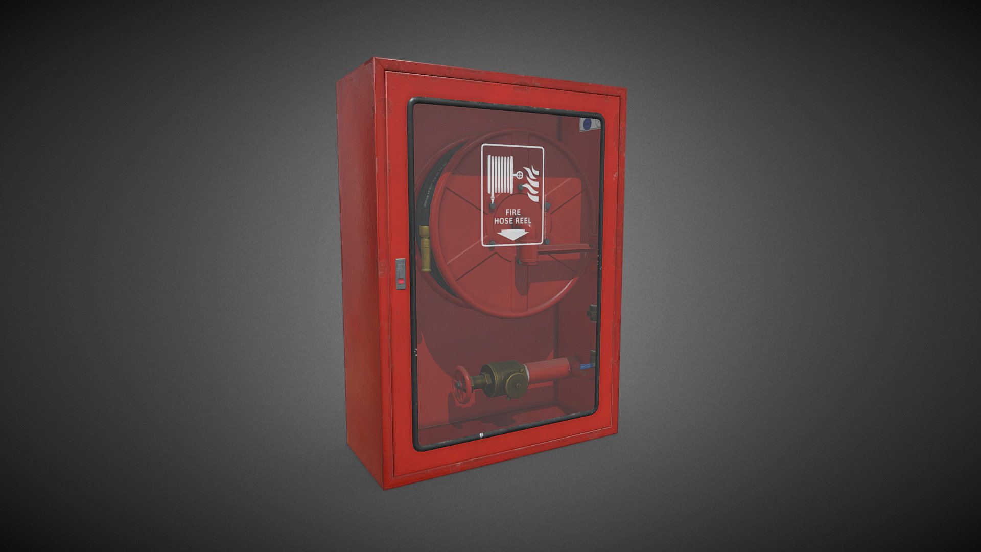 Fire Hose Cabinet 3d model