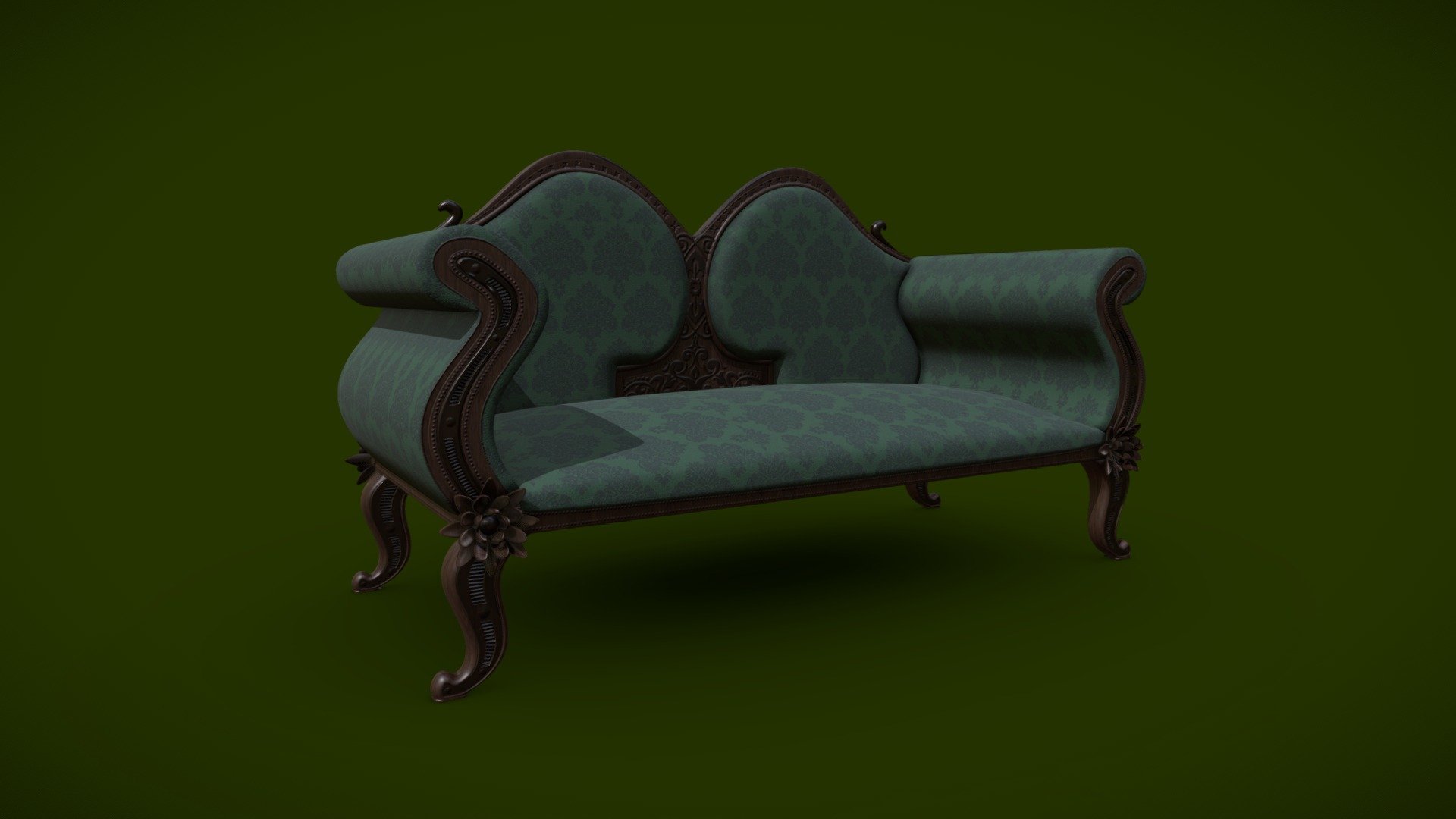 Classic Sofa 3d model