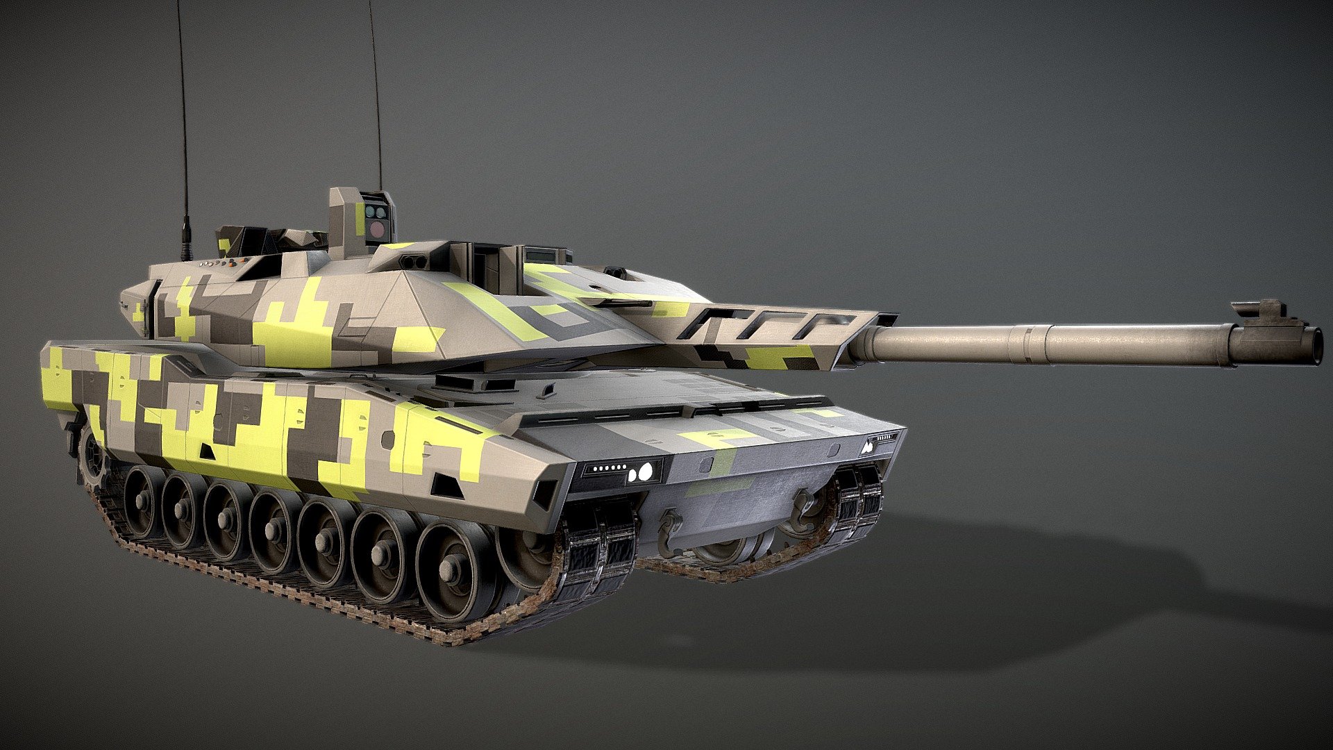 KF51 Panther 3d model