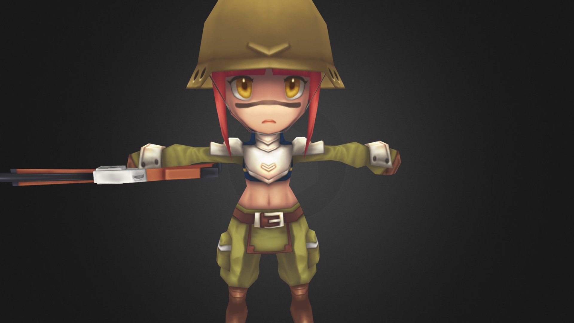 022 Soldier 3d model