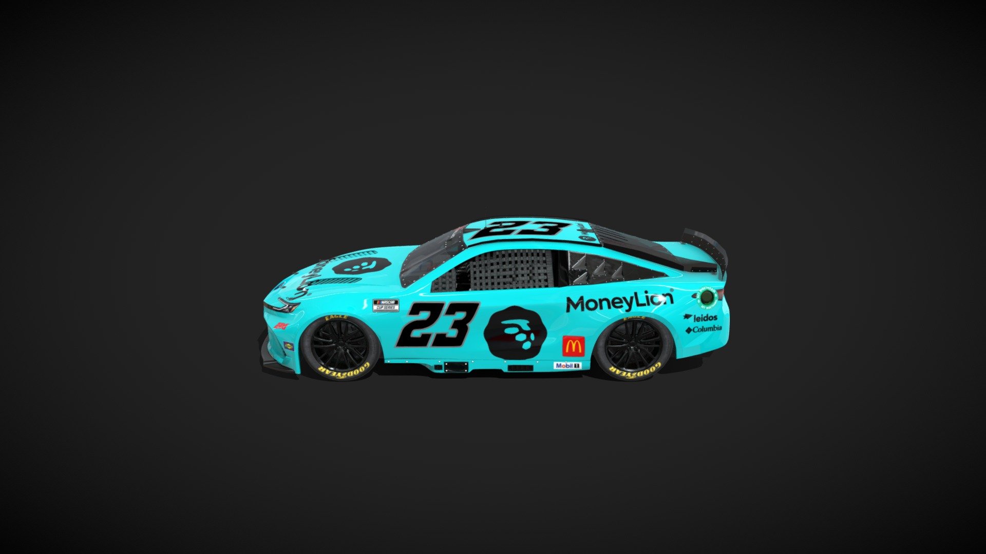 NASCAR Toyota Camry XSE 23XI Race Car Model 3d model