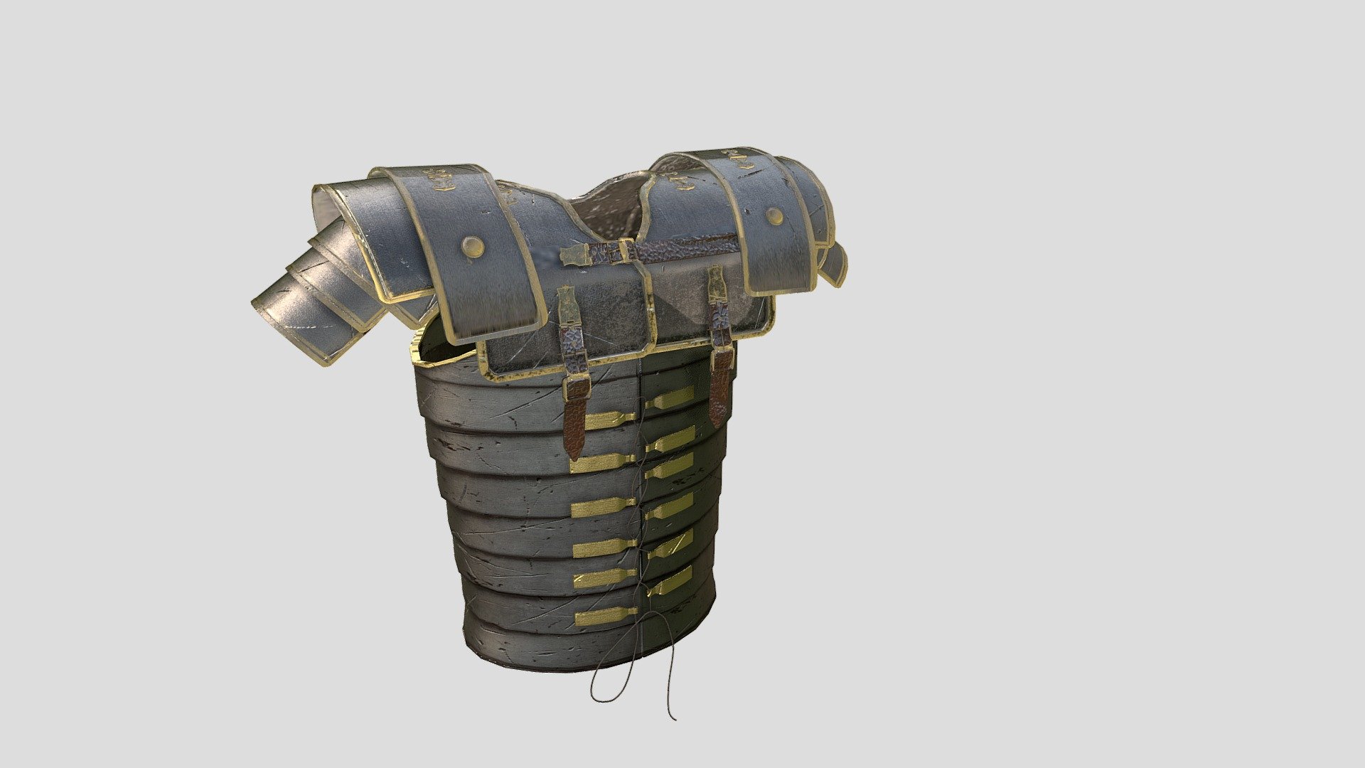 Roman Armor Lorica Segmentata 3d model