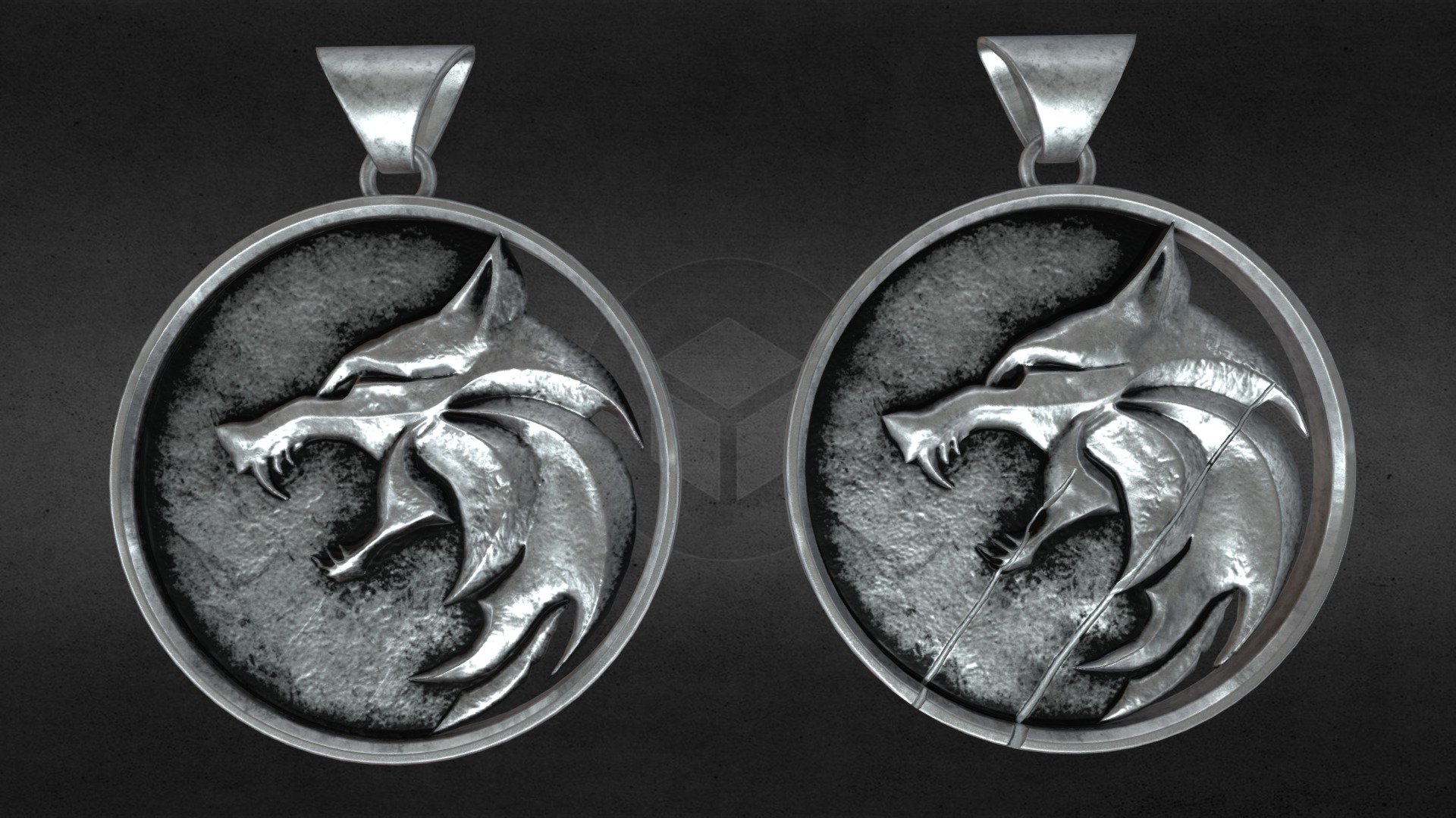 Witcher Medallions 3d model