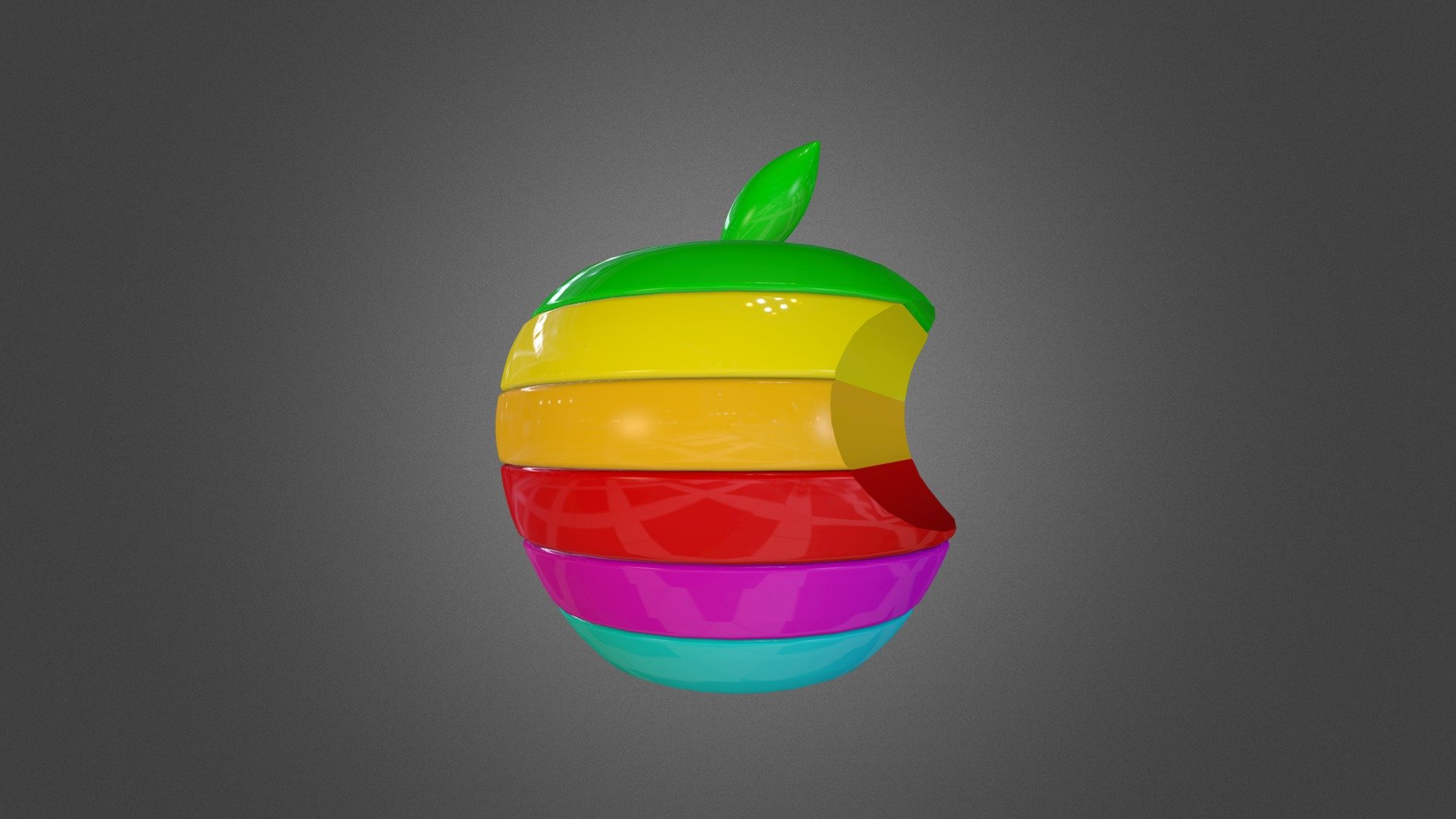 Apple 3d model